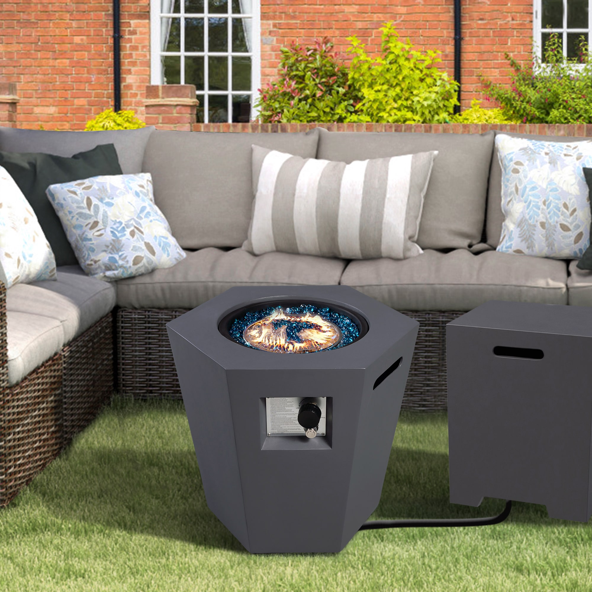 UPHA 24MGO-6BX-DKF Outdoor-Gas-Firepits - View #4