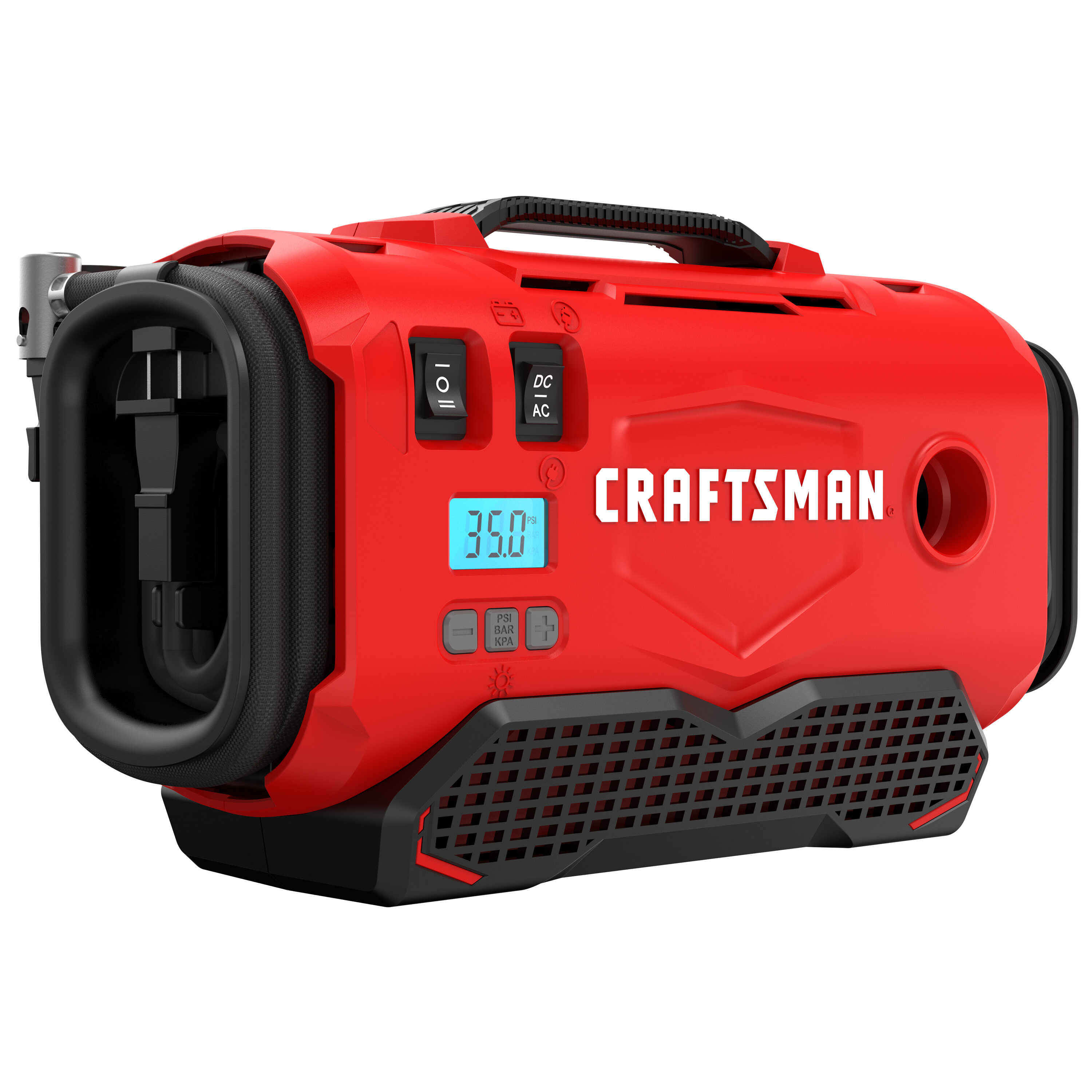 WEN AA2225 12V 90 PSI 0.8 CFM Portable Air Compressor and Tire Inflator with Carrying Case