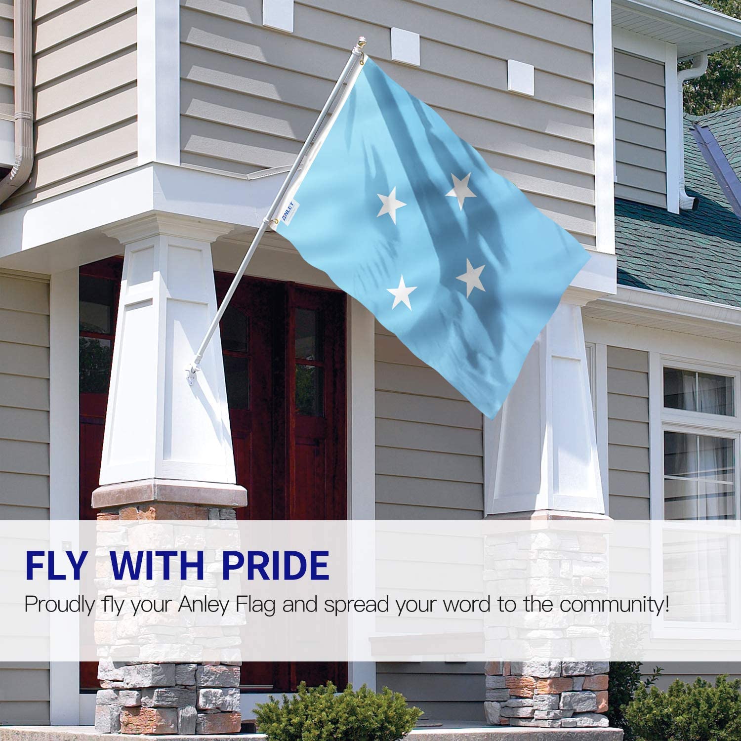 Anley A.CUS.MICRONESIA Decorative-Banner-Flags - View #2
