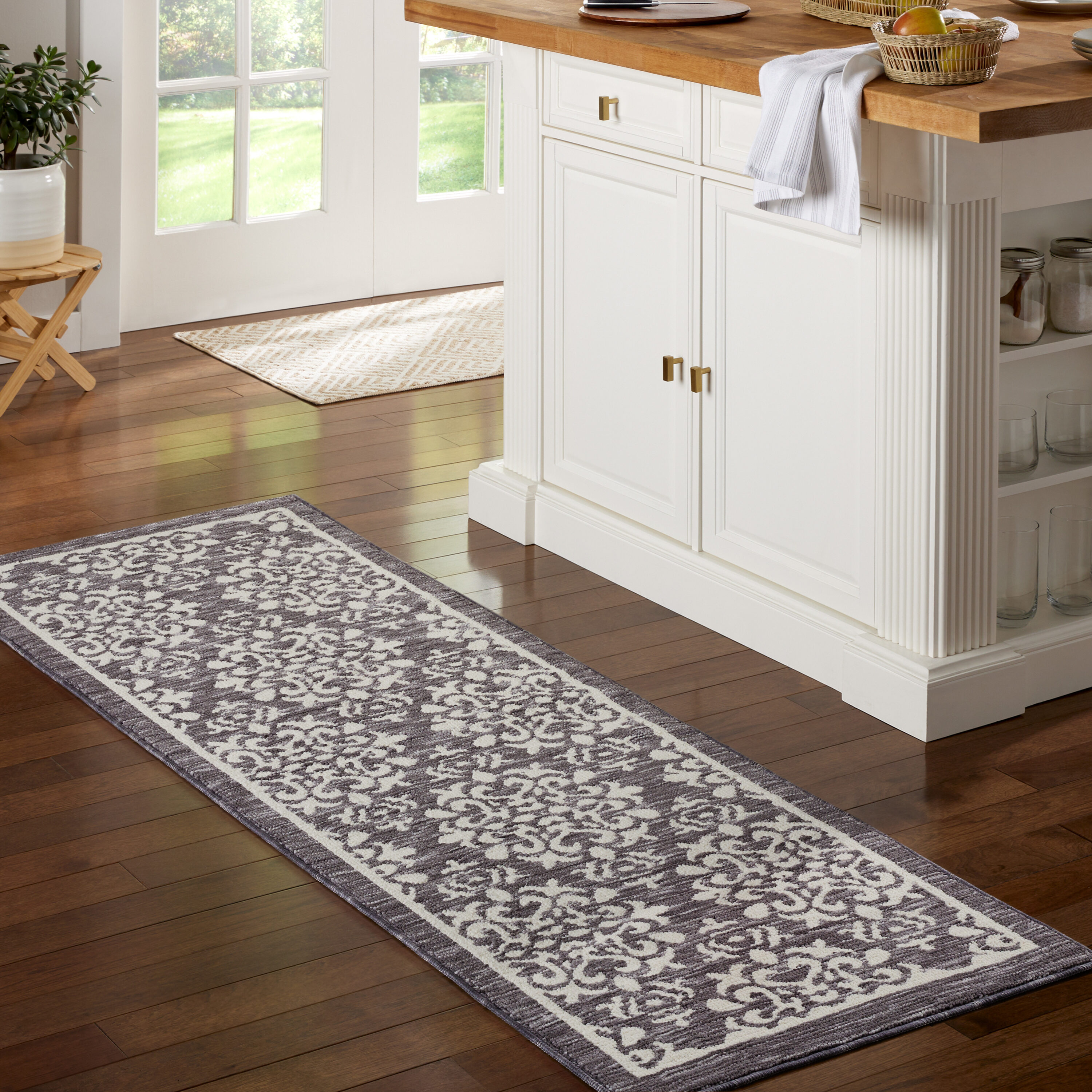 Kitchen Anti-Fatigue Mat Canora Grey Color: Light Gray