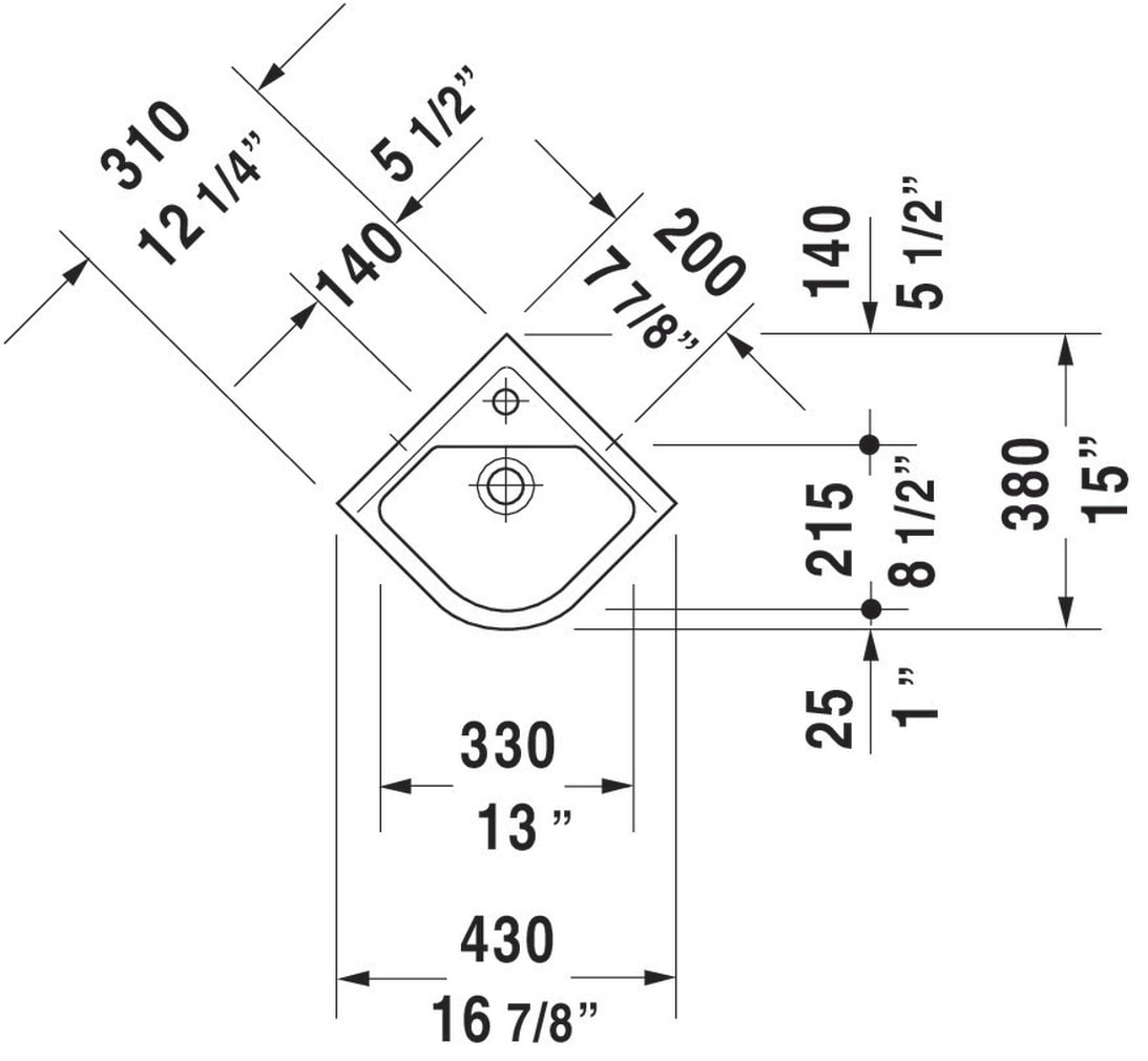 Duravit 0752440000 Bath-Sink - View #3