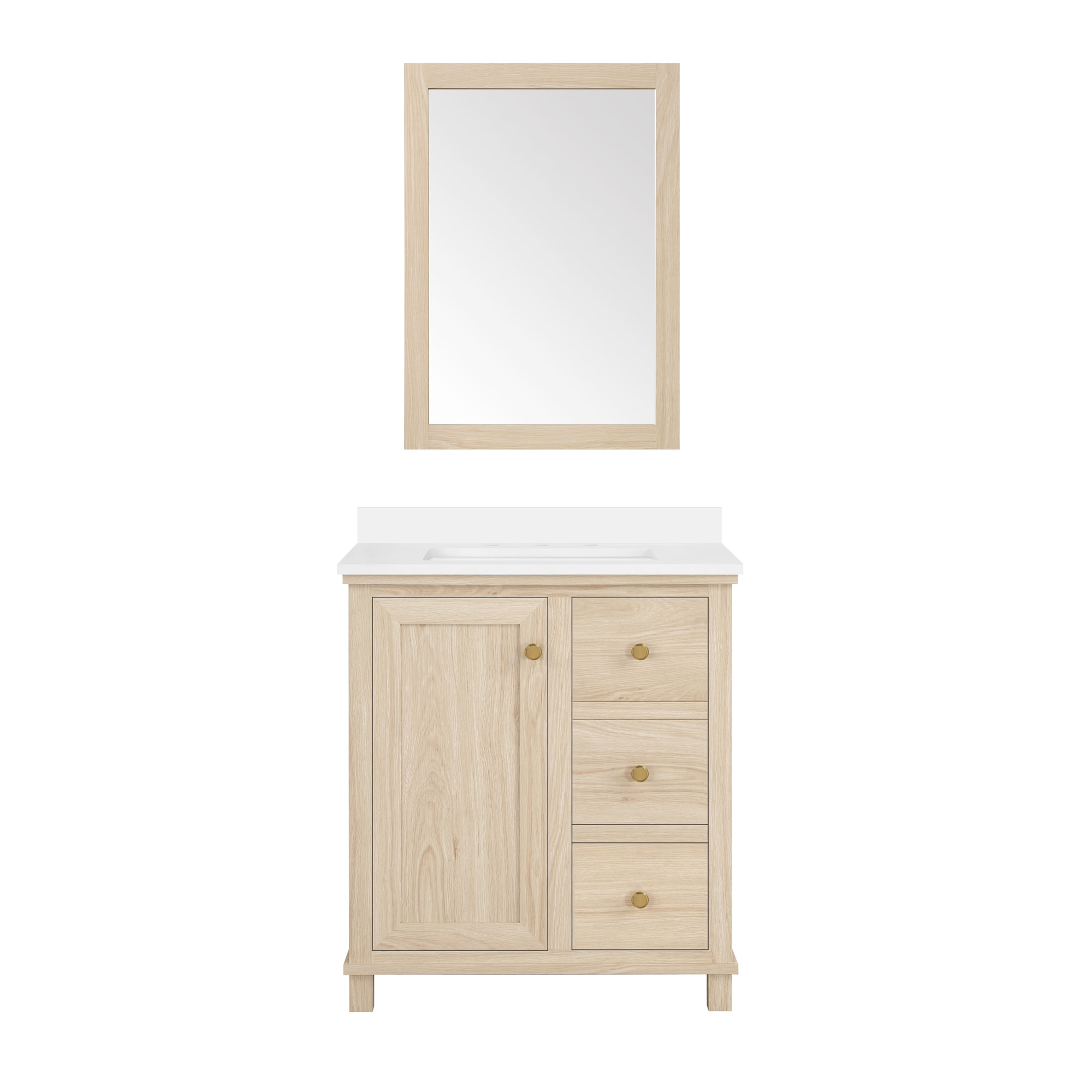 Style Selections BRADSHAW-30LBW-COMBO Bath-Vanity-Combo - View #17