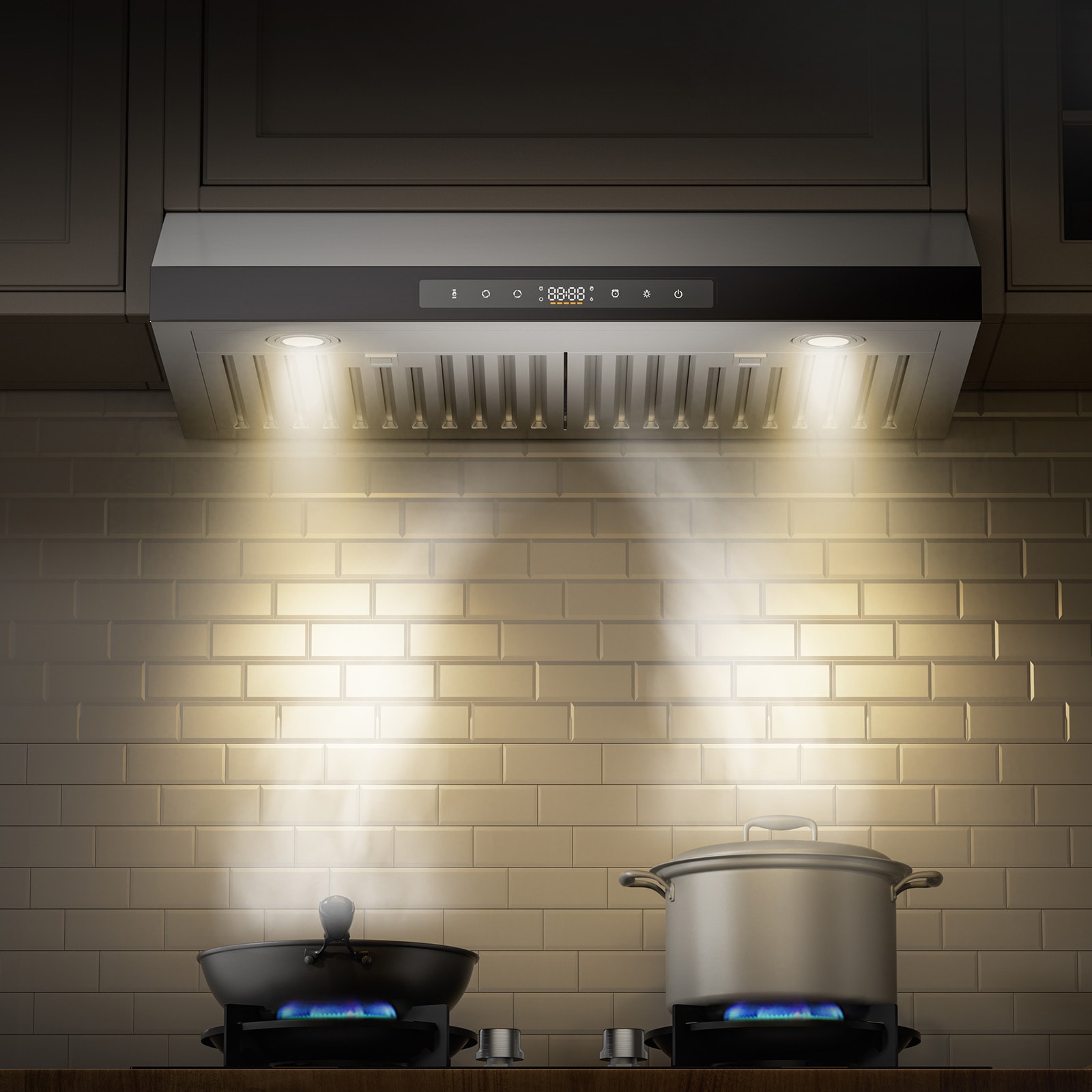 GoldHydroin RHINAE0136BSS Undercabinet-Range-Hoods - View #2