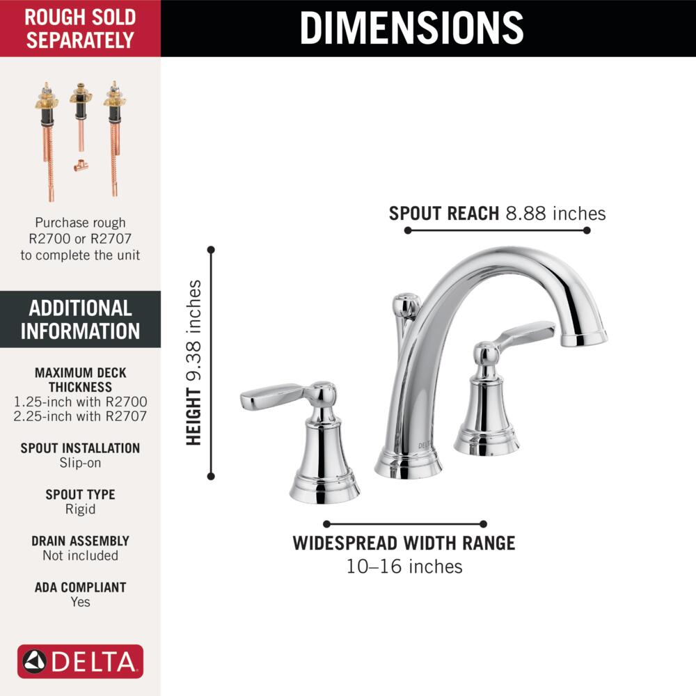 Delta T2732 Roman-Tub-Faucets - View #3