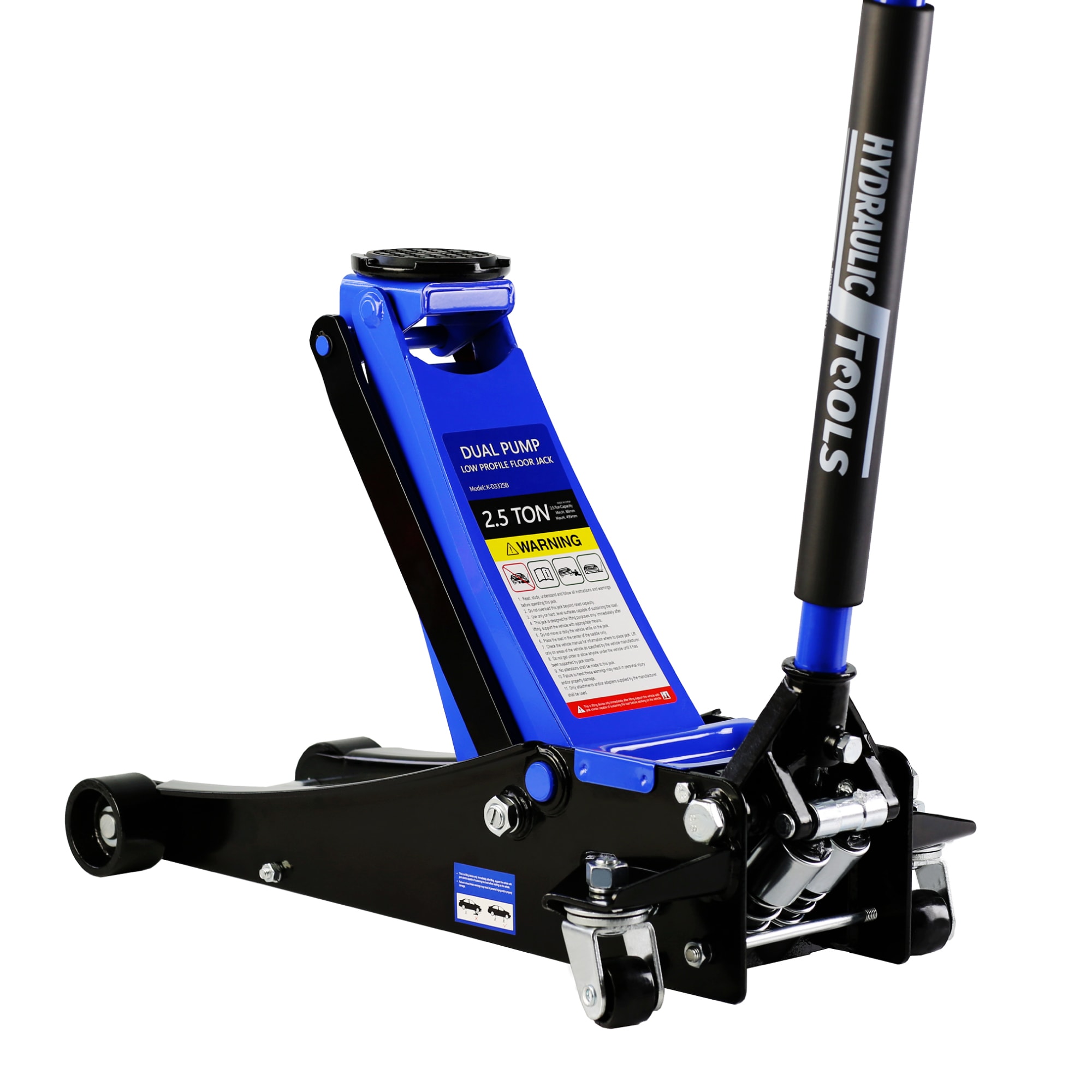 Kahomvis YS-QPW1-414 Blue 2.5-Tons Steel Hydraulic Low profile floor jack