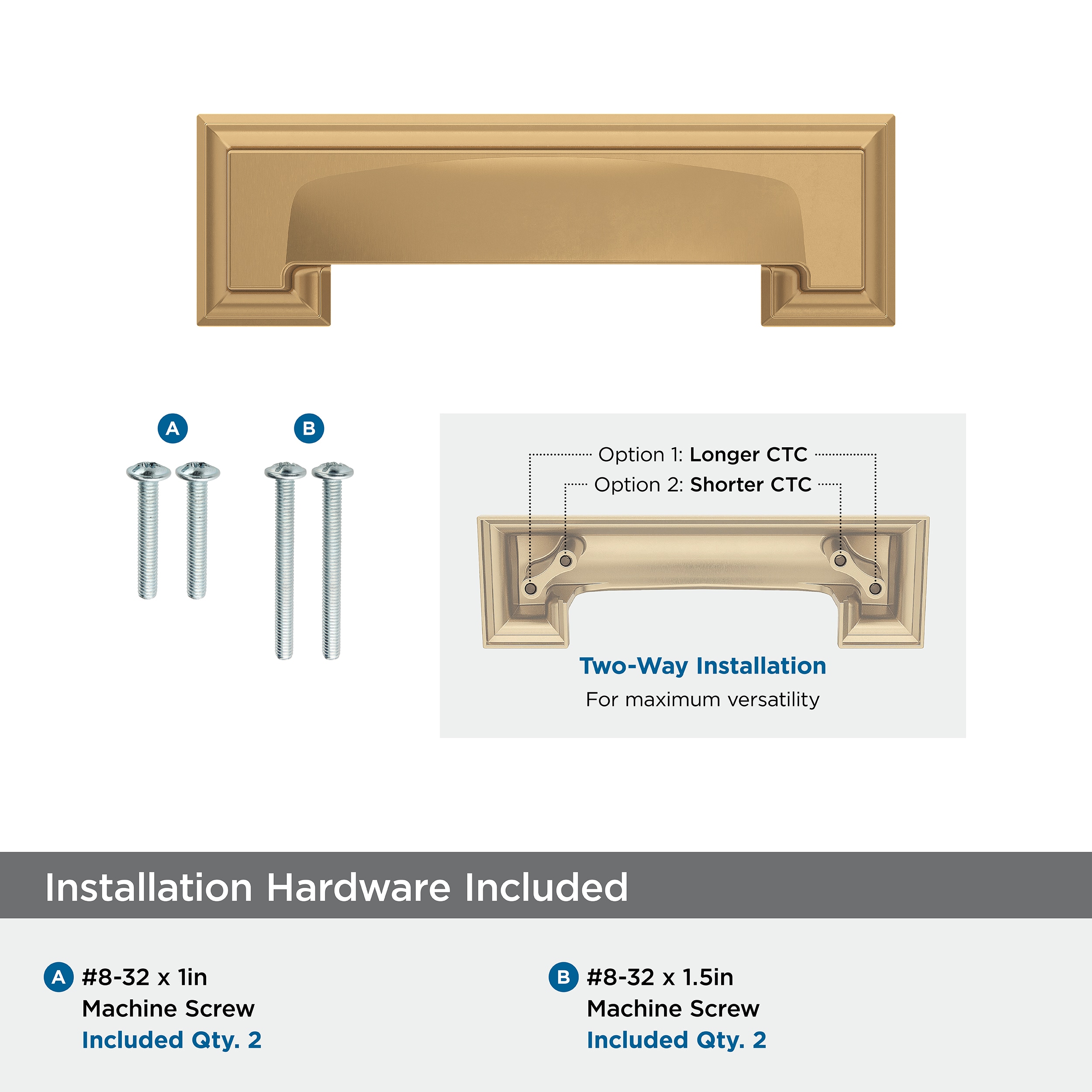 Amerock BP36762CZ Cabinet-Pulls - View #10