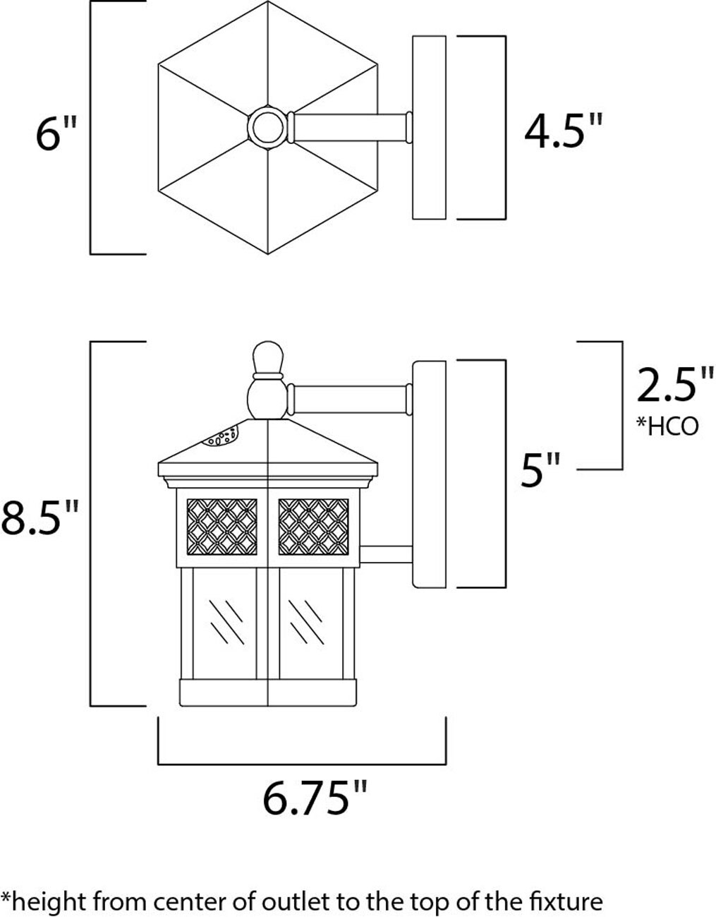 Maxim Lighting 86322FSCF Outdoor-Wall-Lighting - View #2