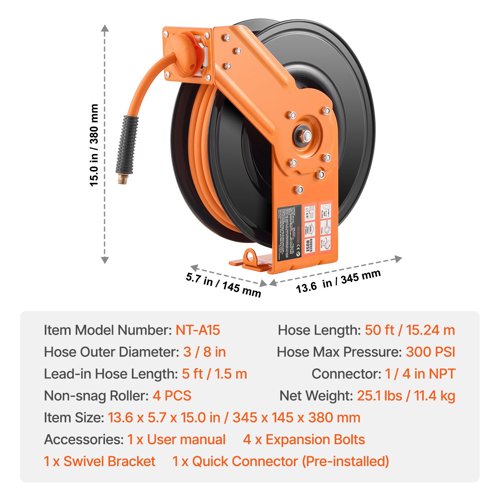 VEVOR SCKFSKQRGJP505832V0 Air-Tool-Hoses - View #7