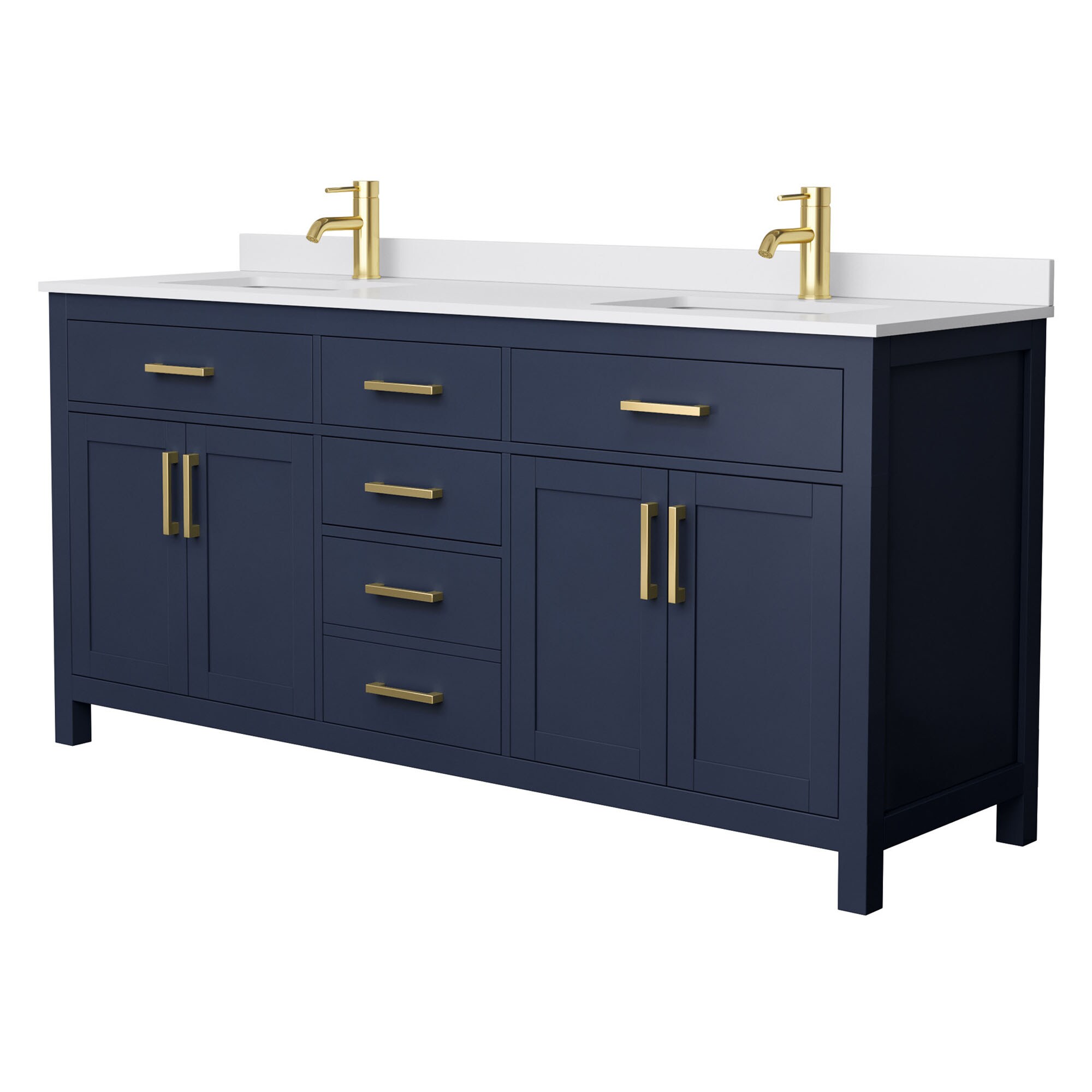 Wyndham Collection WCG242472DBLWCUNSMXX Bath-Vanity-Combo - View #2