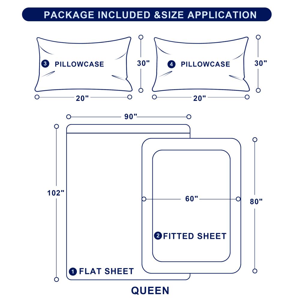 Subrtex SBTQS4Q-BL Sheet-Sets - View #5