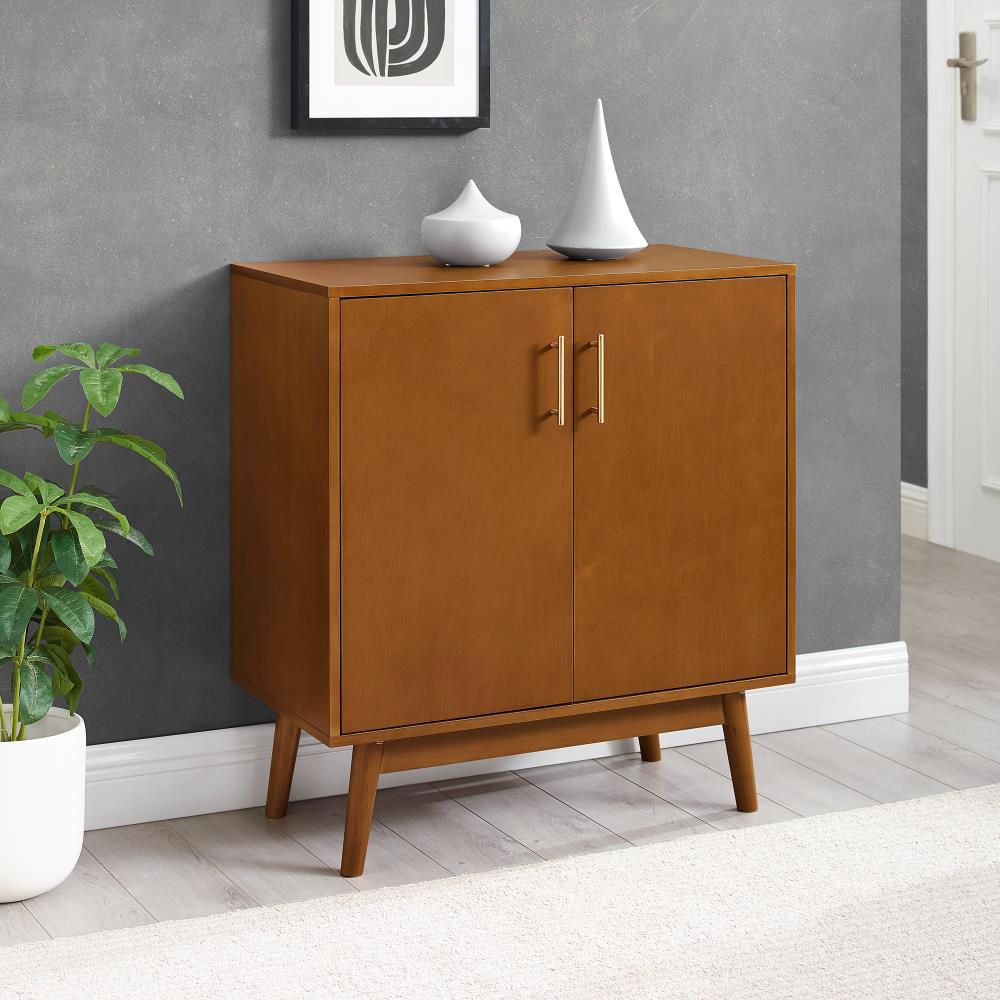 Walker Edison 30-in Mid Century Modern Accent Cabinet- Acorn at Lowes.com