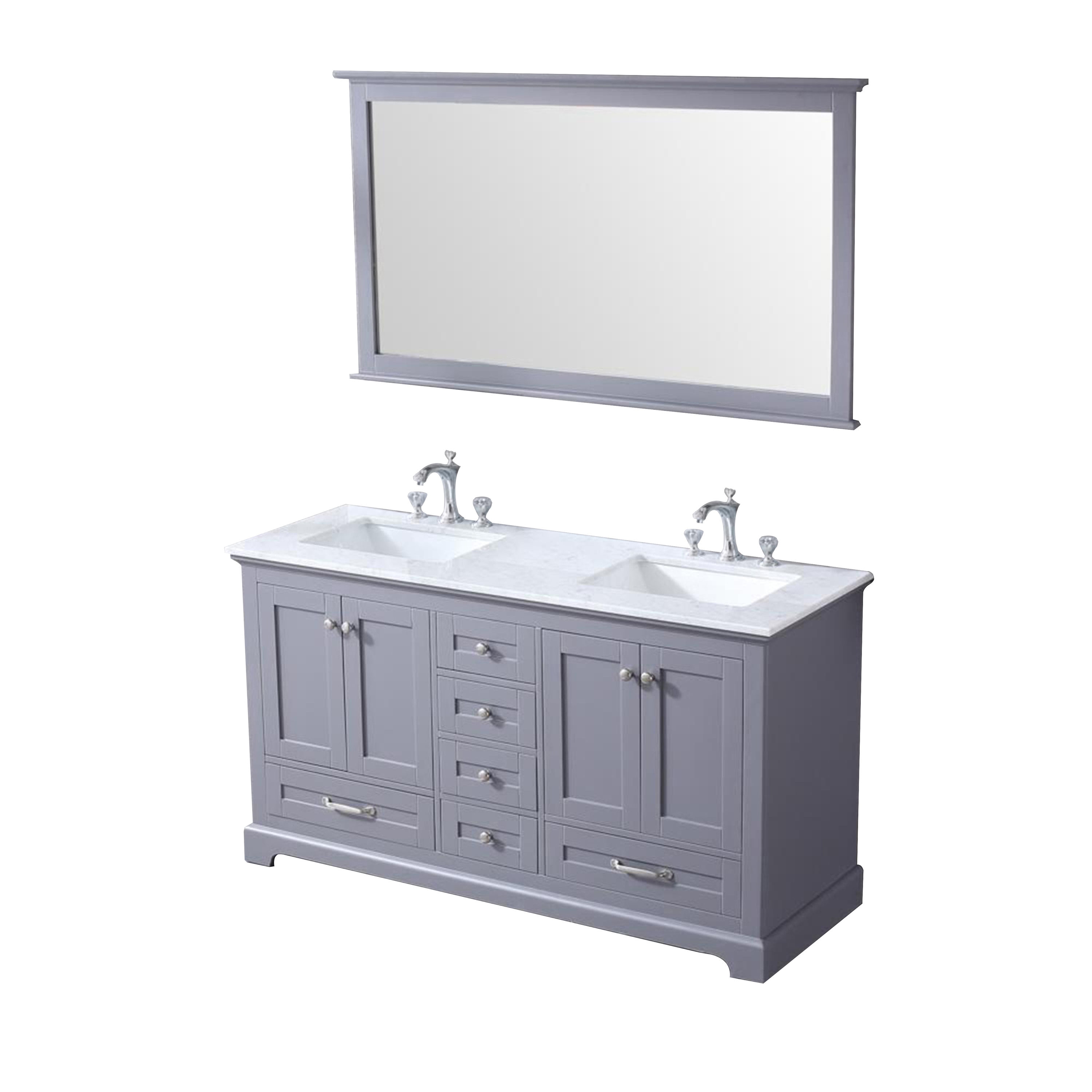 Lexora LD342260DBDSM58F Bath-Vanity-Combo - View #6