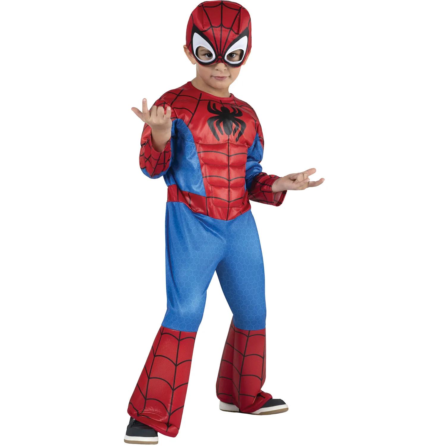 Jazwares  Spidey and His Amazing Friends Toddler Spider-Man Costume for Boys 3T/4T