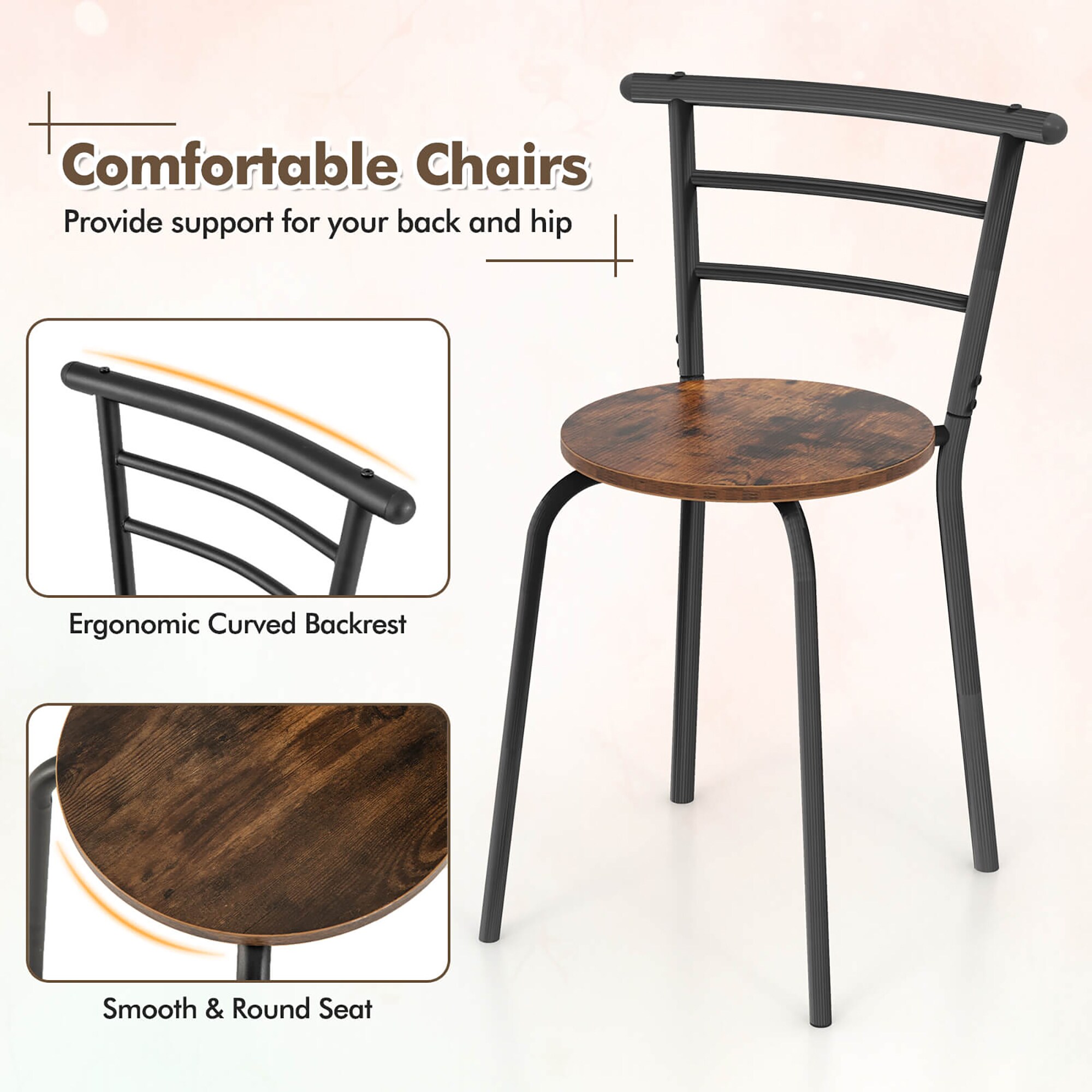 Costway SXL00094 Dining-Sets - View #3