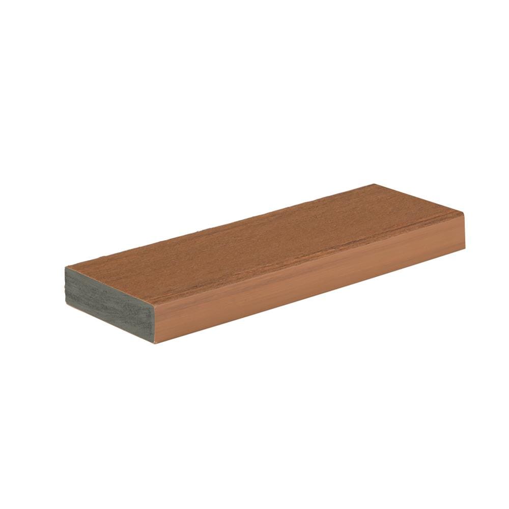 TimberTech ADB13520CY Vintage Narrow Width 1-in x 3-in x 20-ft Cypress Square PVC Deck board