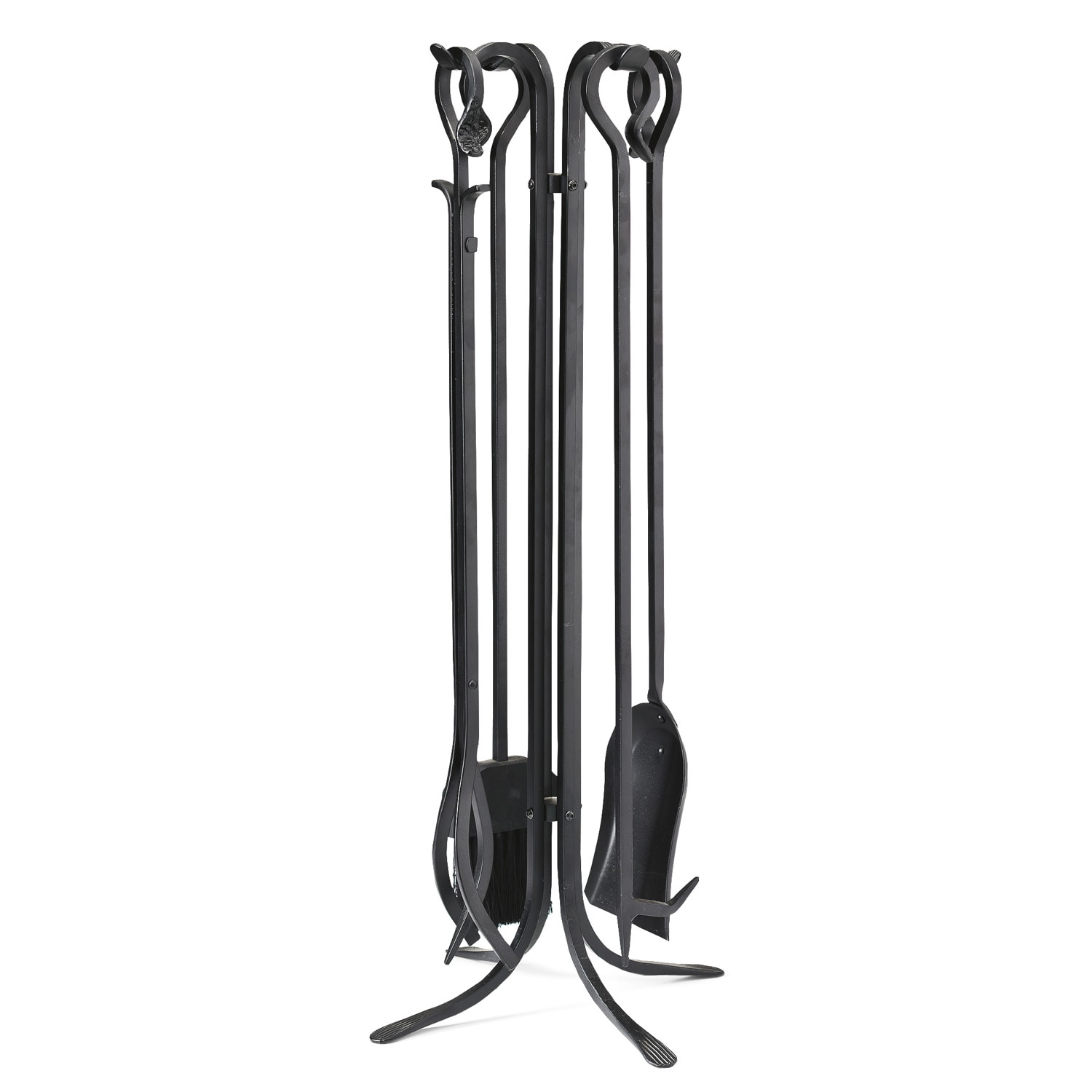 Evergreen 36163 BK 5 -Piece Iron Fireplace Tool Set