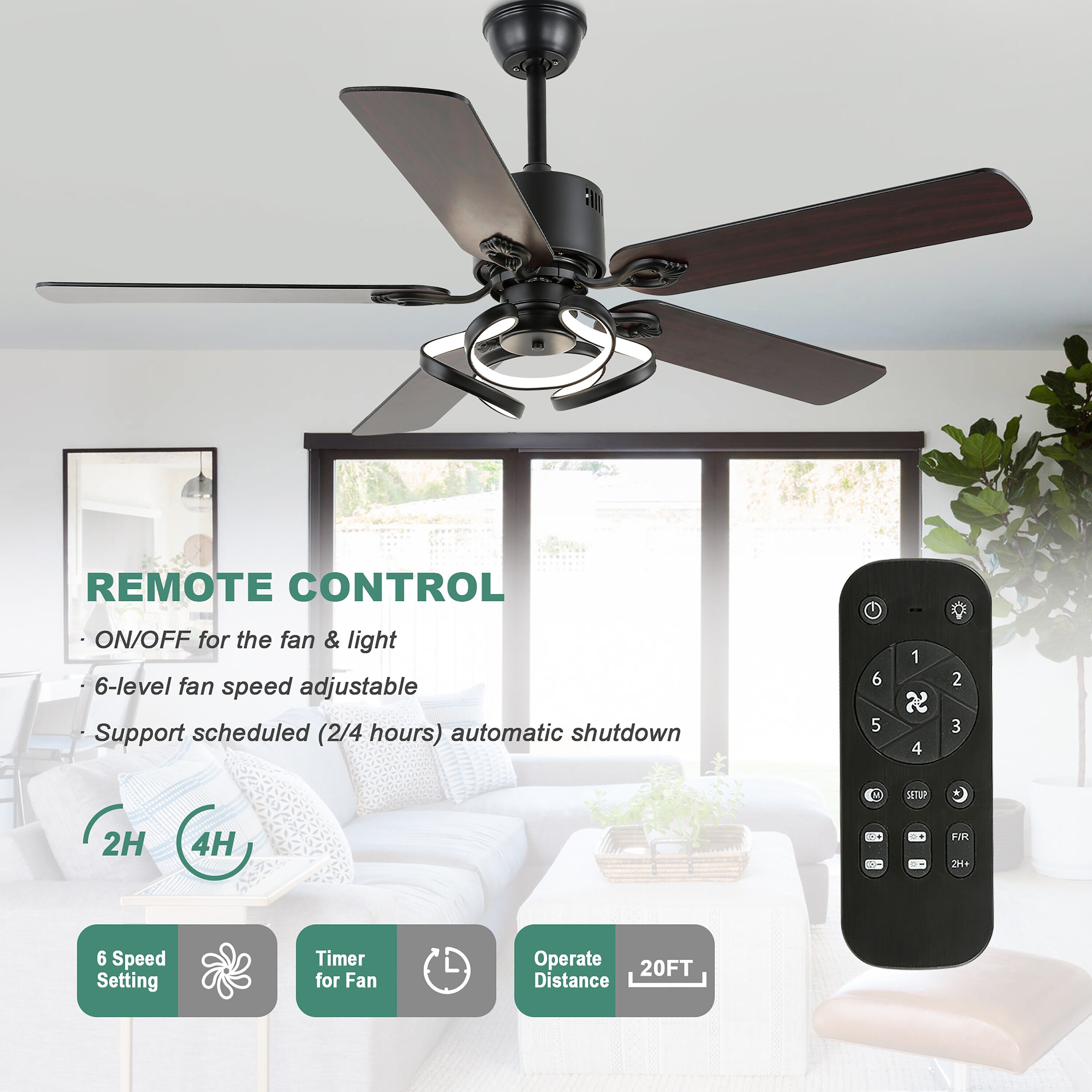 Cusp Barn CS5217-B Ceiling-Fans - View #7
