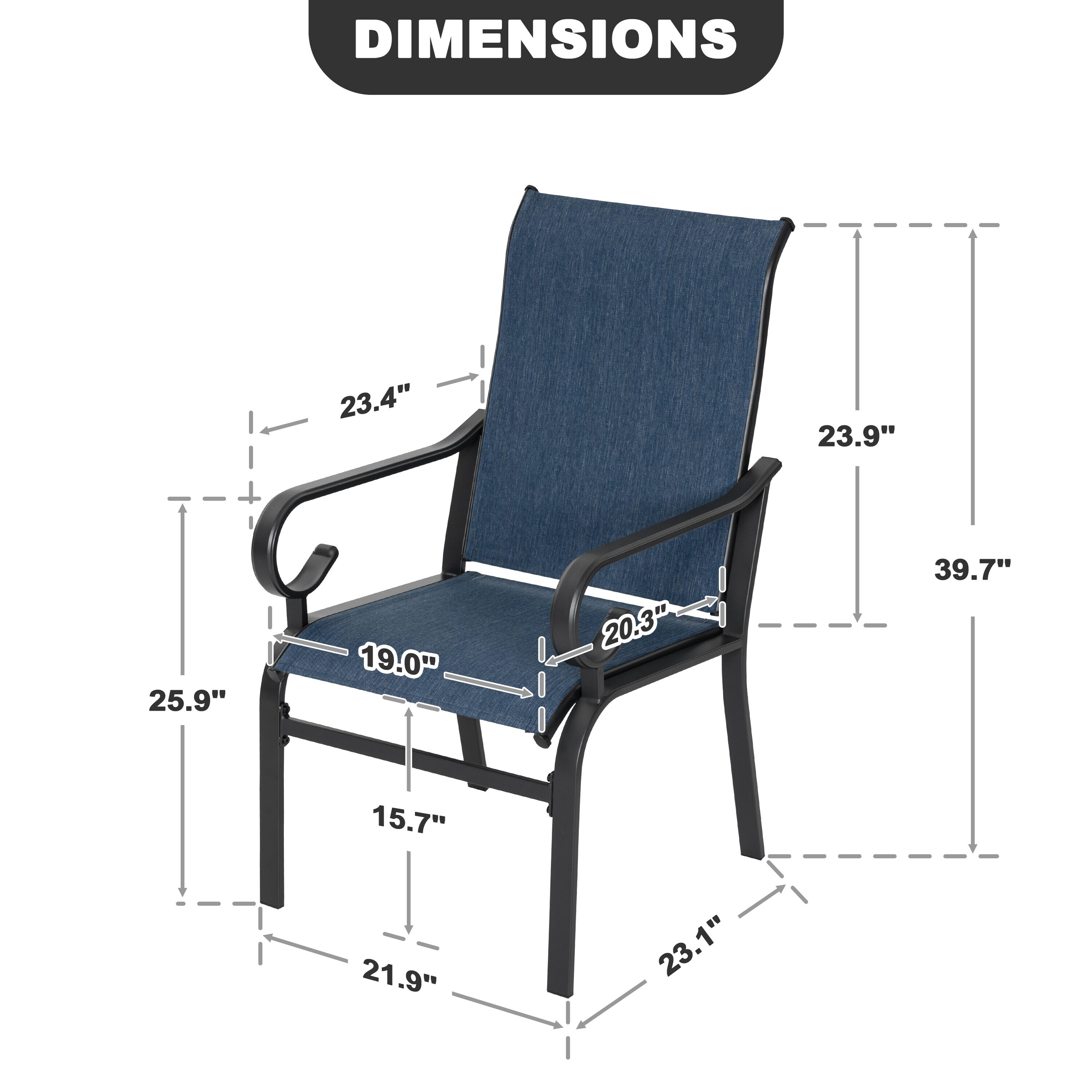 Nuu Garden DBS001-BU Patio-Chairs - View #4