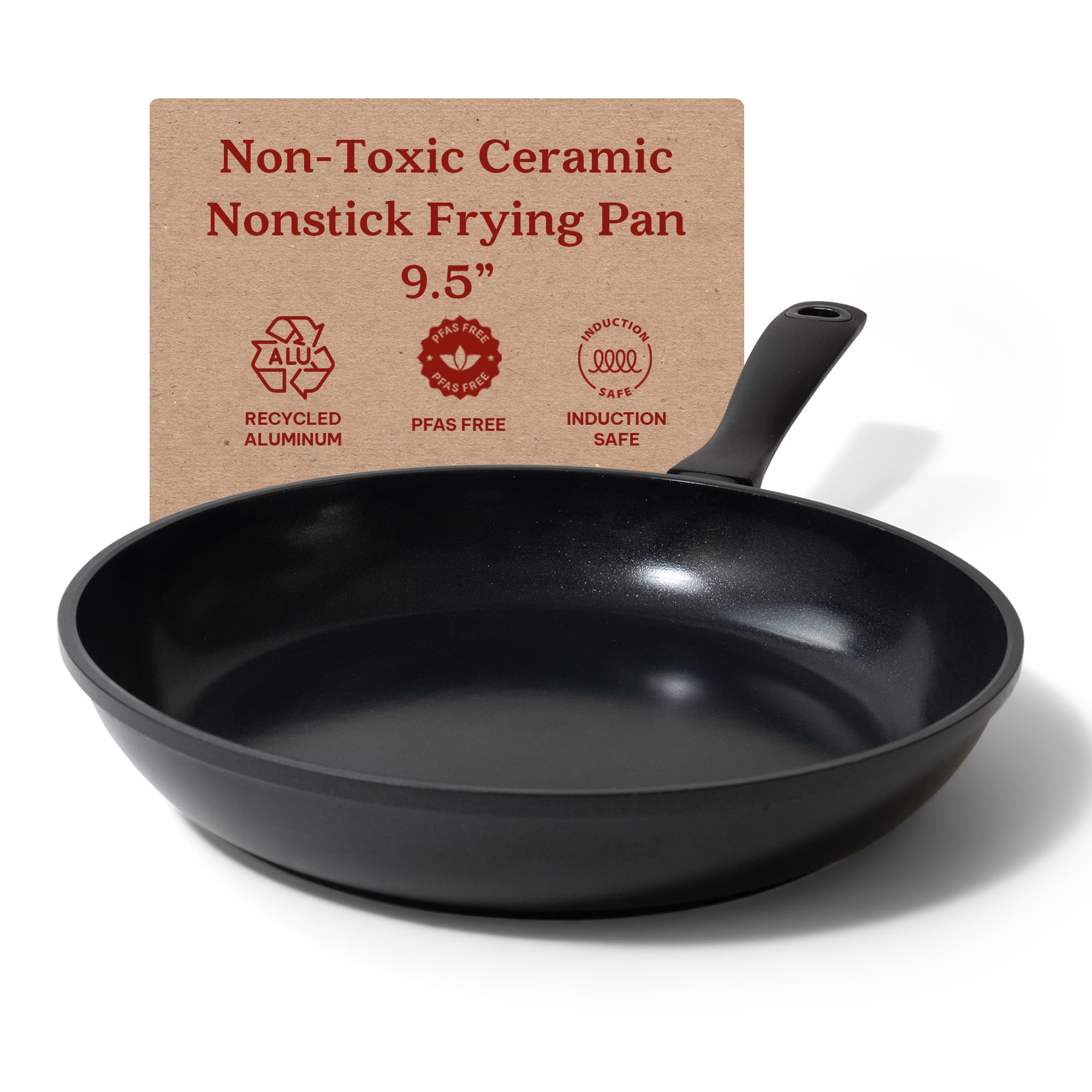 alva Energy 9.5-in Toxin-Free Ceramic Nonstick Frying Pan/Skillet Durable and Long-Lasting Pan #100530