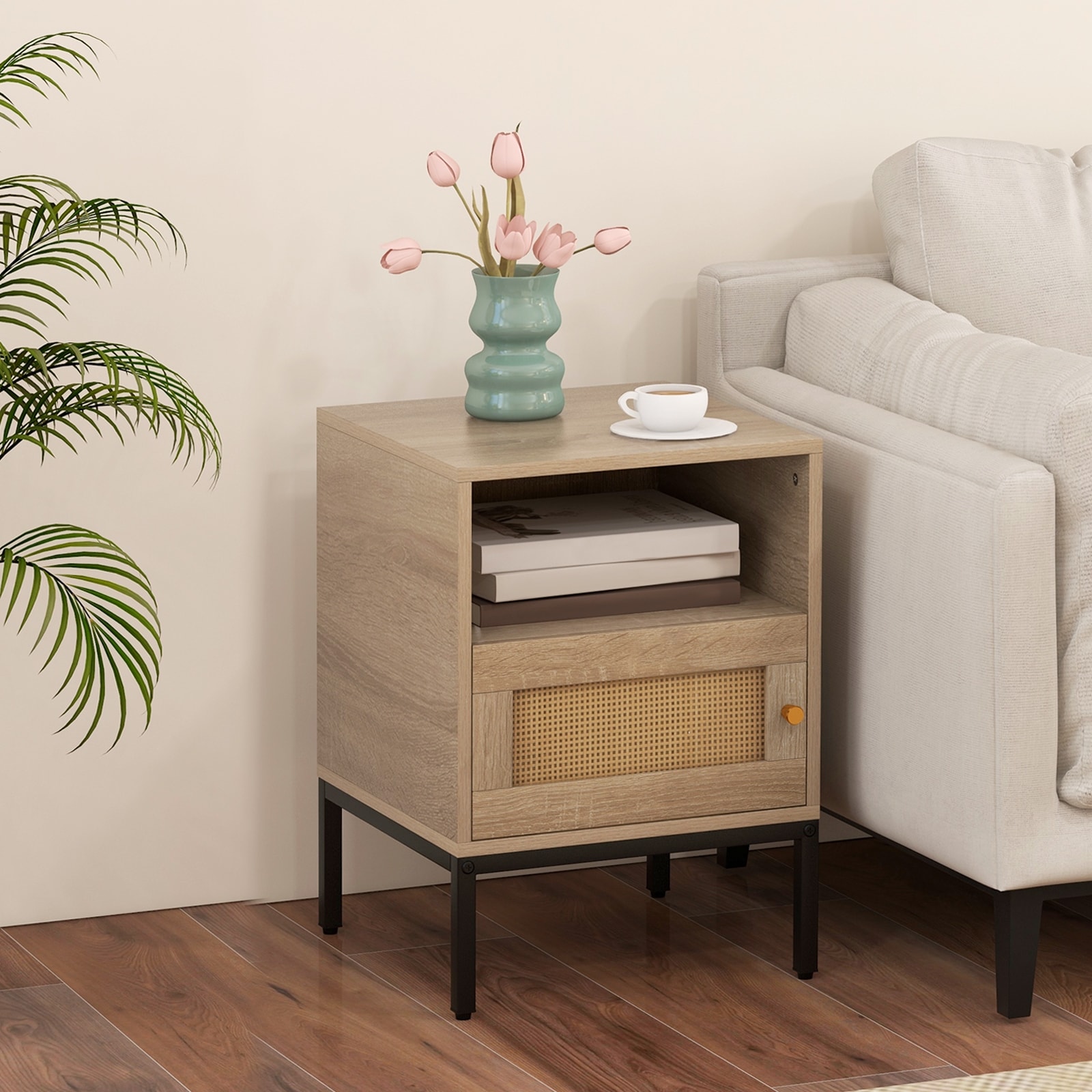 WELLFOR HW-HLY-66561BN nightstands - View #2