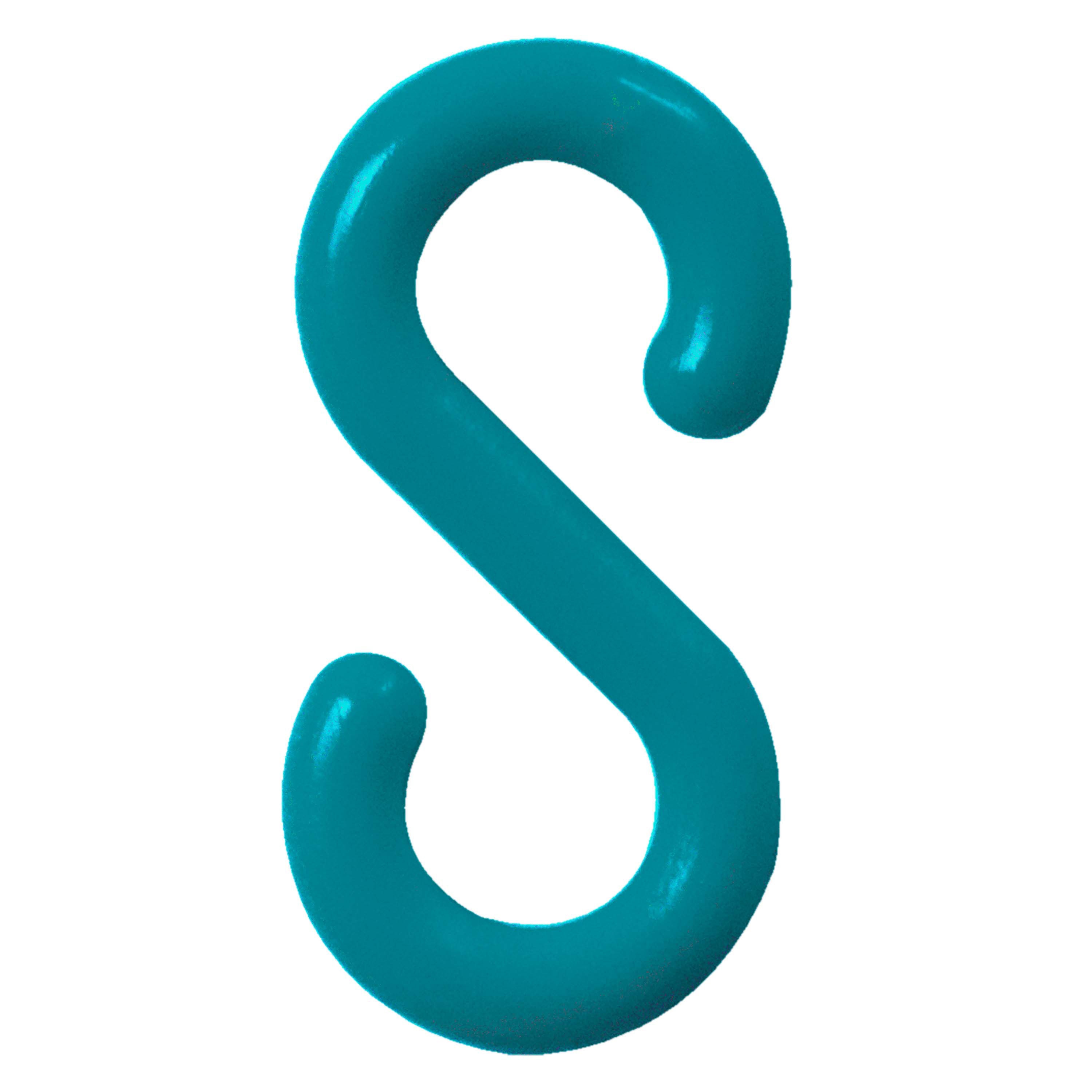 Mr. Chain 50356-10 Turquoise 2-in S-hooks (10-pack)