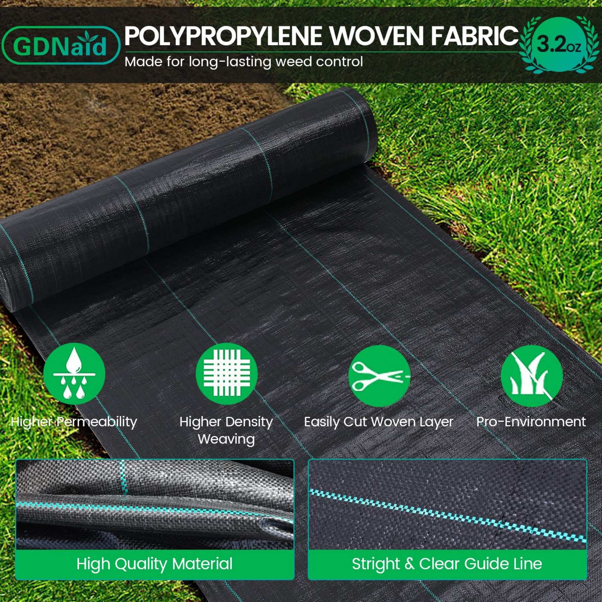 Wudkey L4-UO7G1Z Landscape-Fabric - View #3