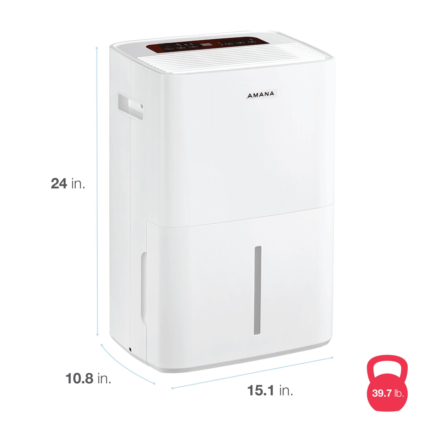 Amana 50-Pint 3-Speed Dehumidifier ENERGY STAR (For Rooms 3001+ Sq ft) AMND501AW Sansujyuku sansujyuku.com