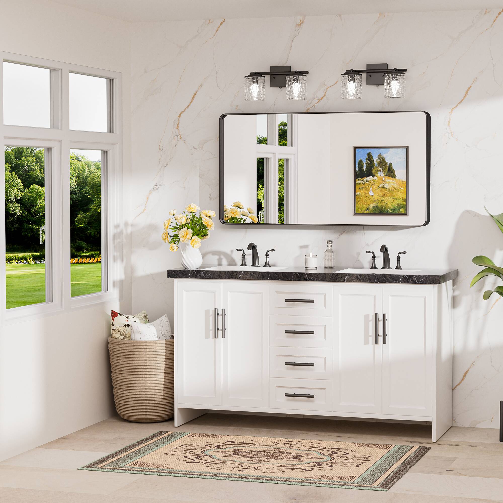 Keonjinn LW-JSKYJ2-12160BK Decor-Mirrors - View #2
