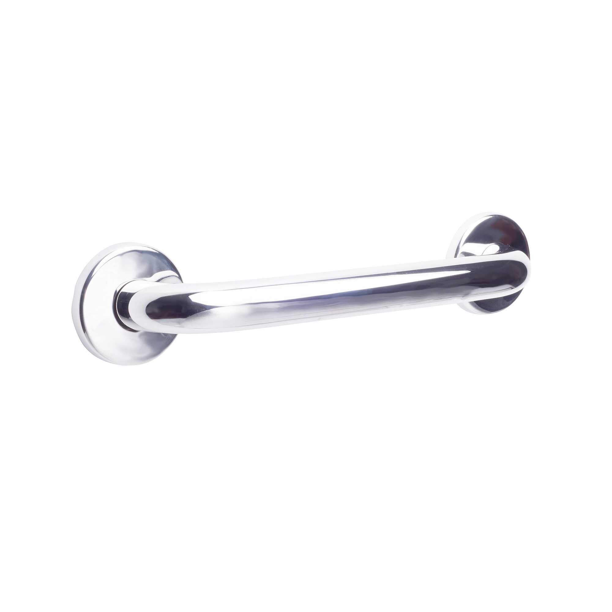 CSI Bathware BAR-SB12-TW-125-PO Straight Bar 12-in Polished Stainless Wall Mount ADA Compliant Grab Bar (500-lb Weight Capacity)