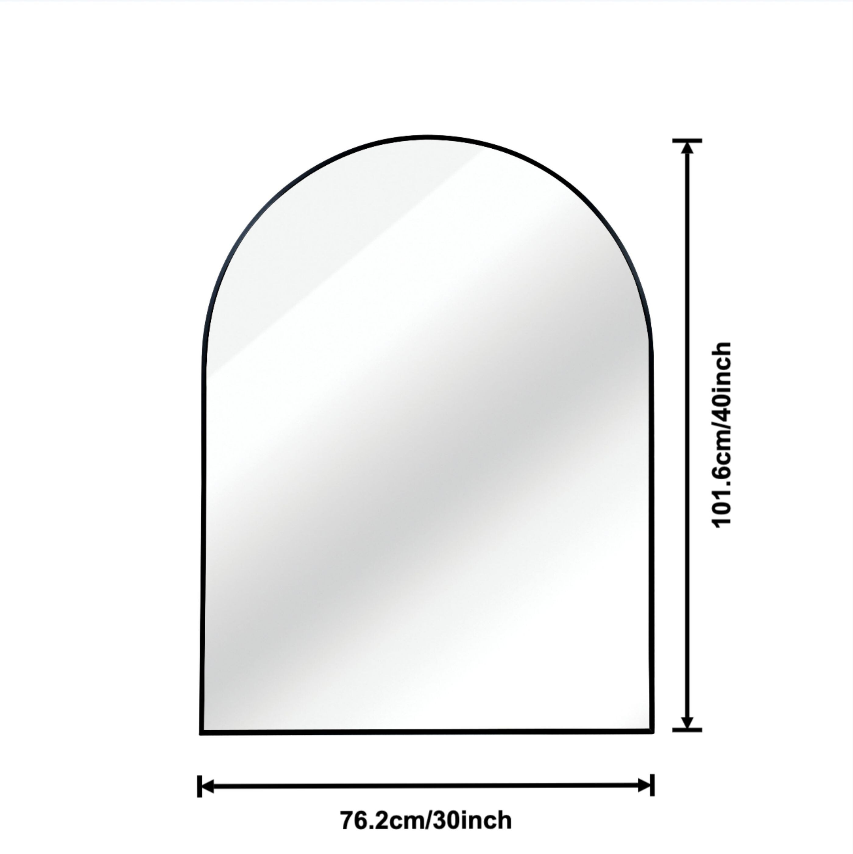 WELLFOR GIZBRX01Q Framed-Bath-Mirrors - View #2
