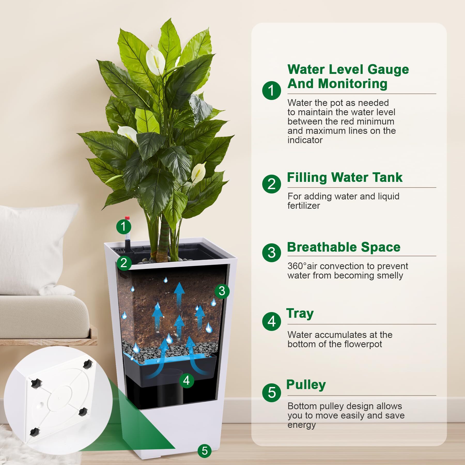Encore Beets NOVA-ZFA0NJ4B8K Planter-Window-Box - View #4