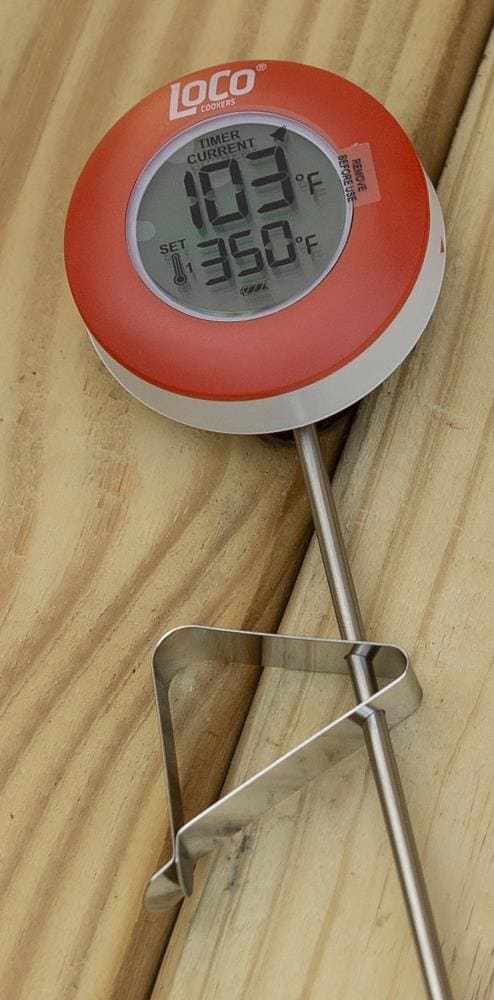 LOCO 12 in. Stainless Steel Digital Fry Thermometer LCDT12 - The Home Depot
