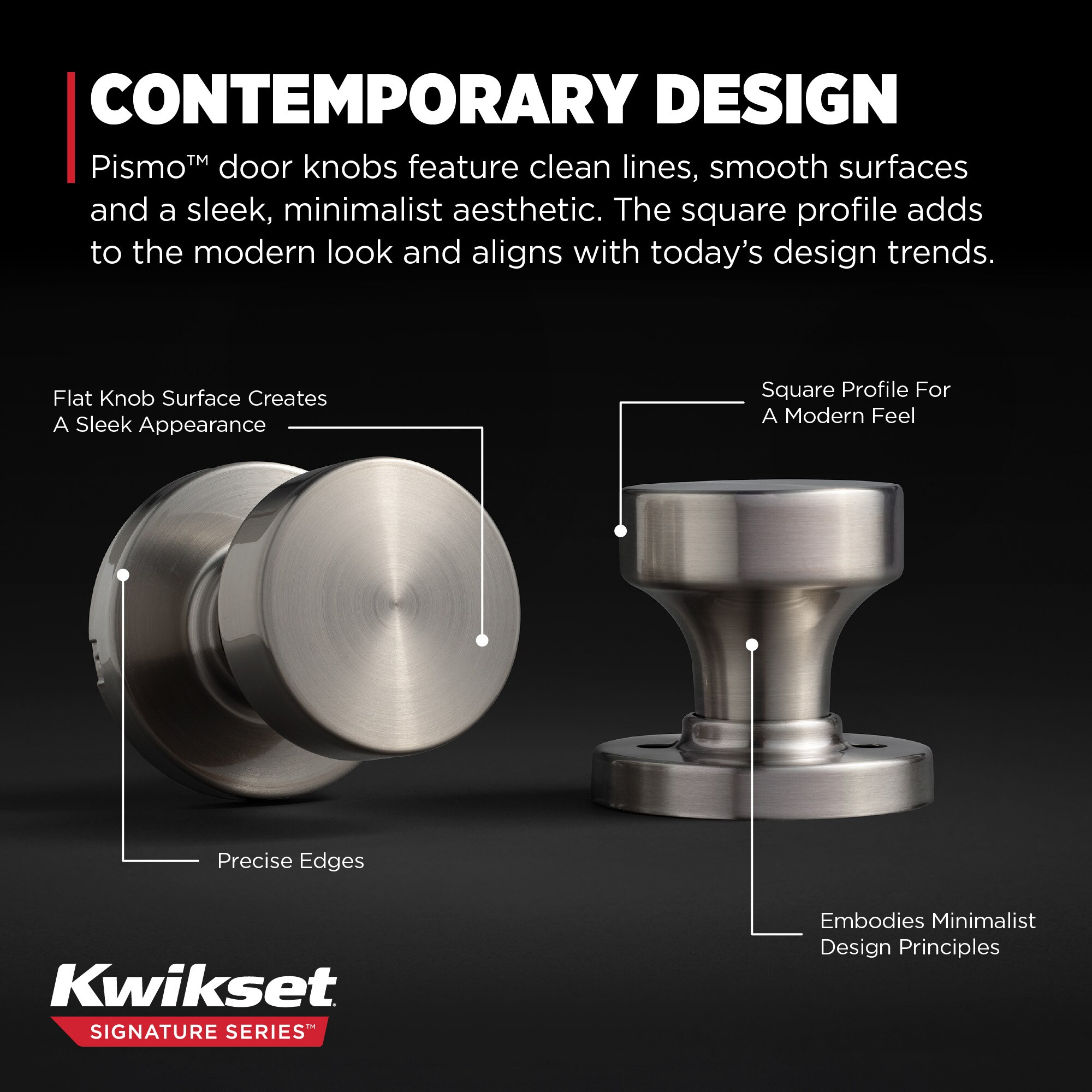 Kwikset Signature Series 720PSK RDT 15 CP Door-Knobs - View #6