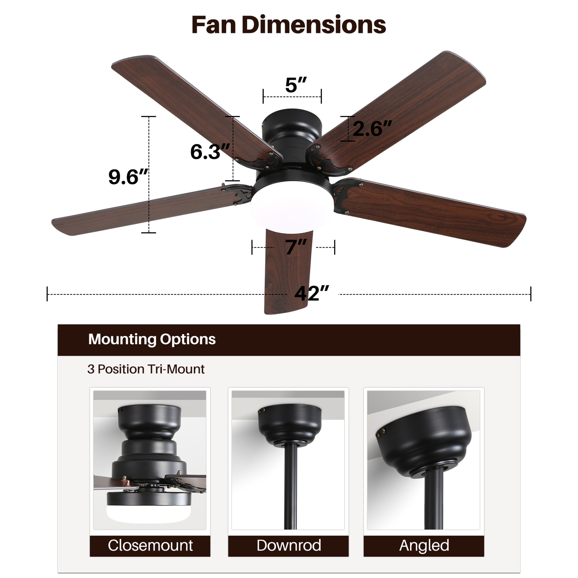 SINOFURN SYD130029BK Ceiling-Fans - View #3