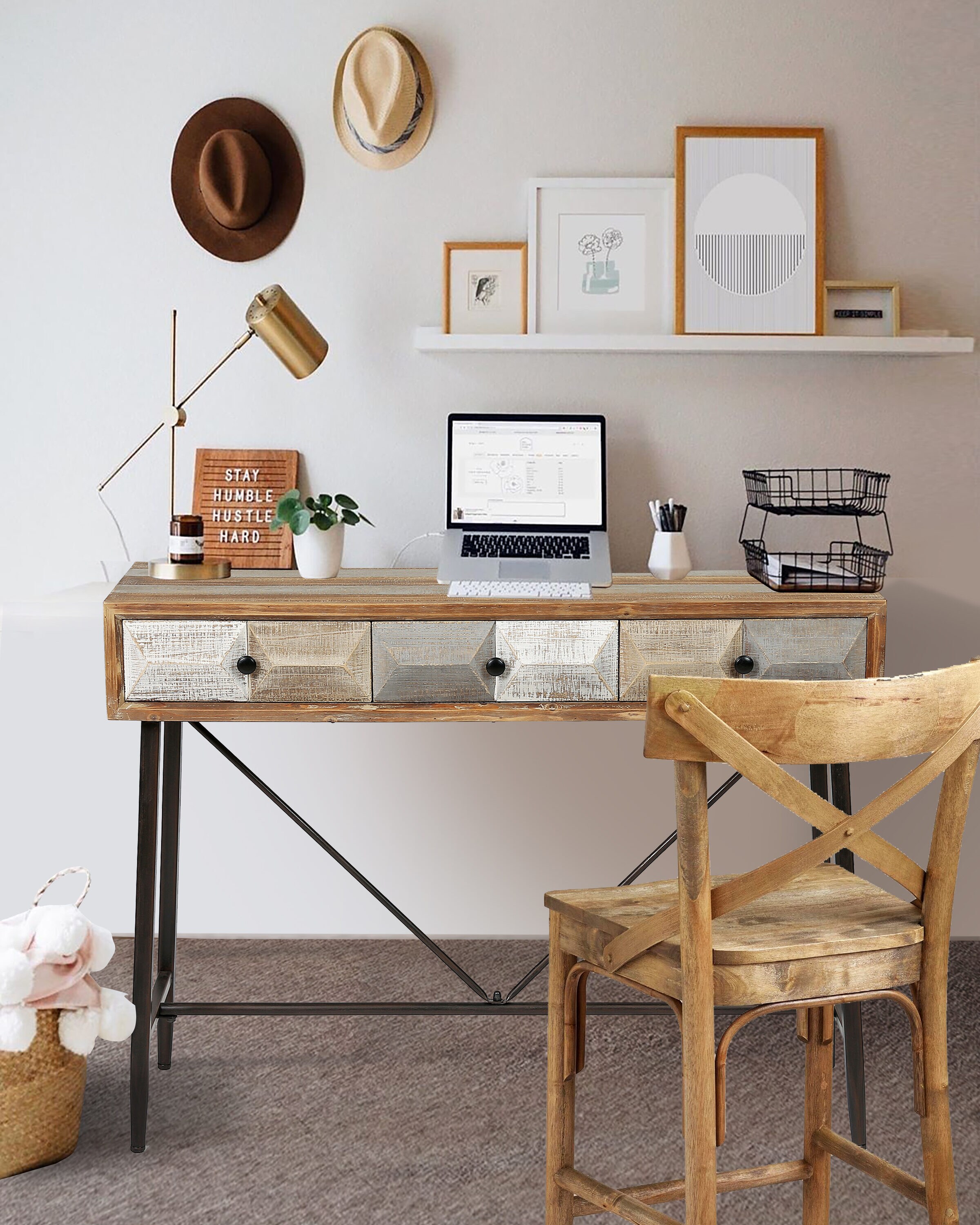 Luxen Home WH197 Console-Sofa-Tables - View #10