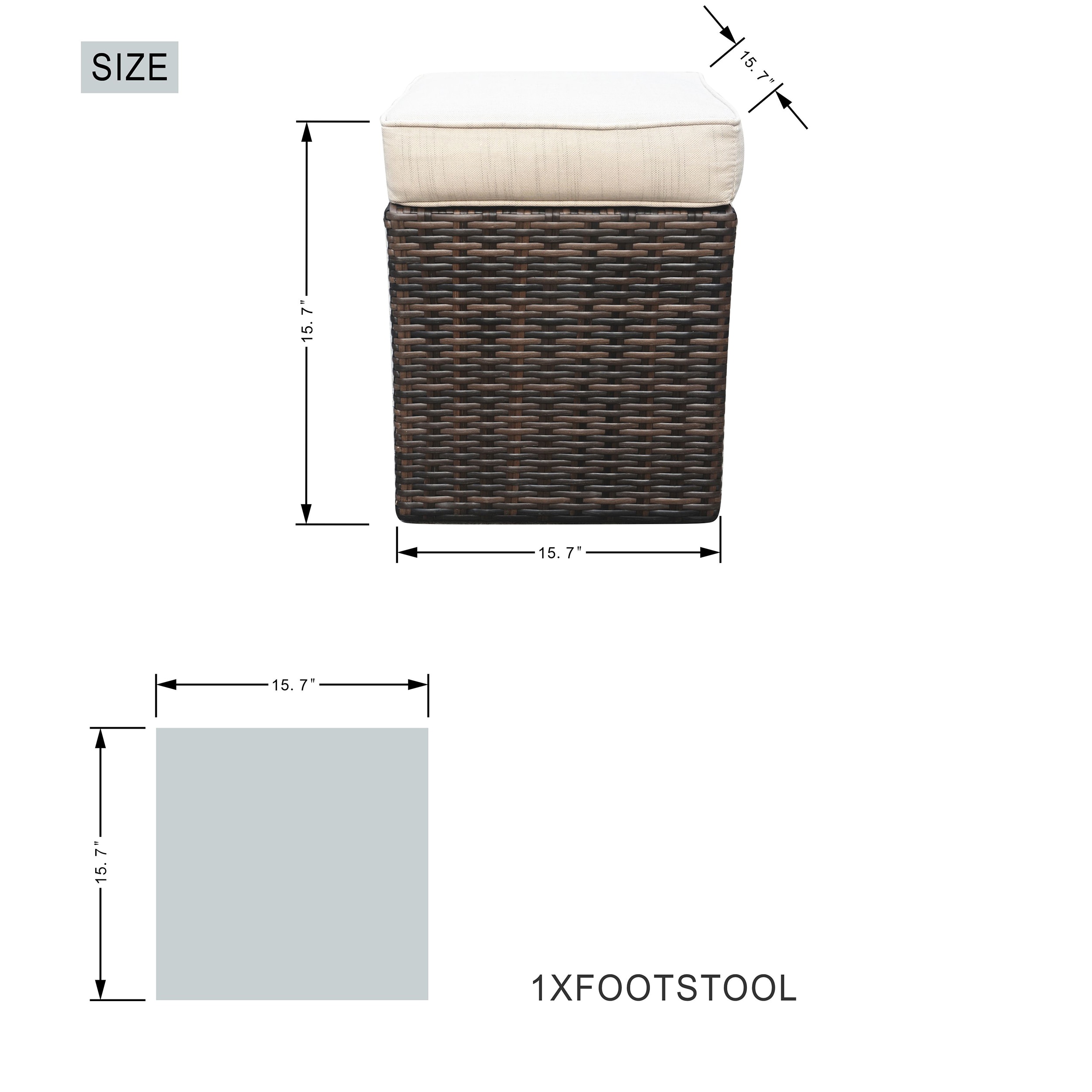 Moda Furnishings 1403-1106R-G Patio-Conversation-Sets - View #12