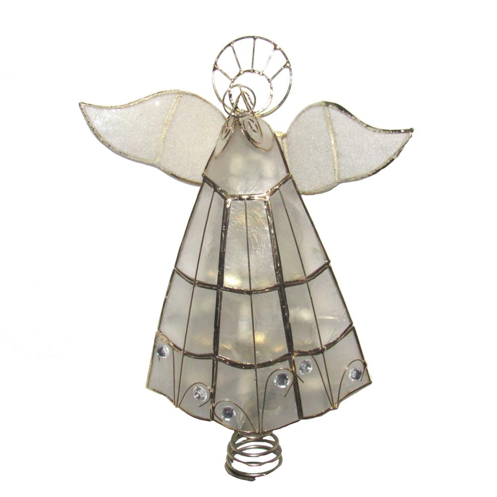 Kurt S. Adler 12.9-in Angel Clear Christmas Tree Topper at Lowes.com