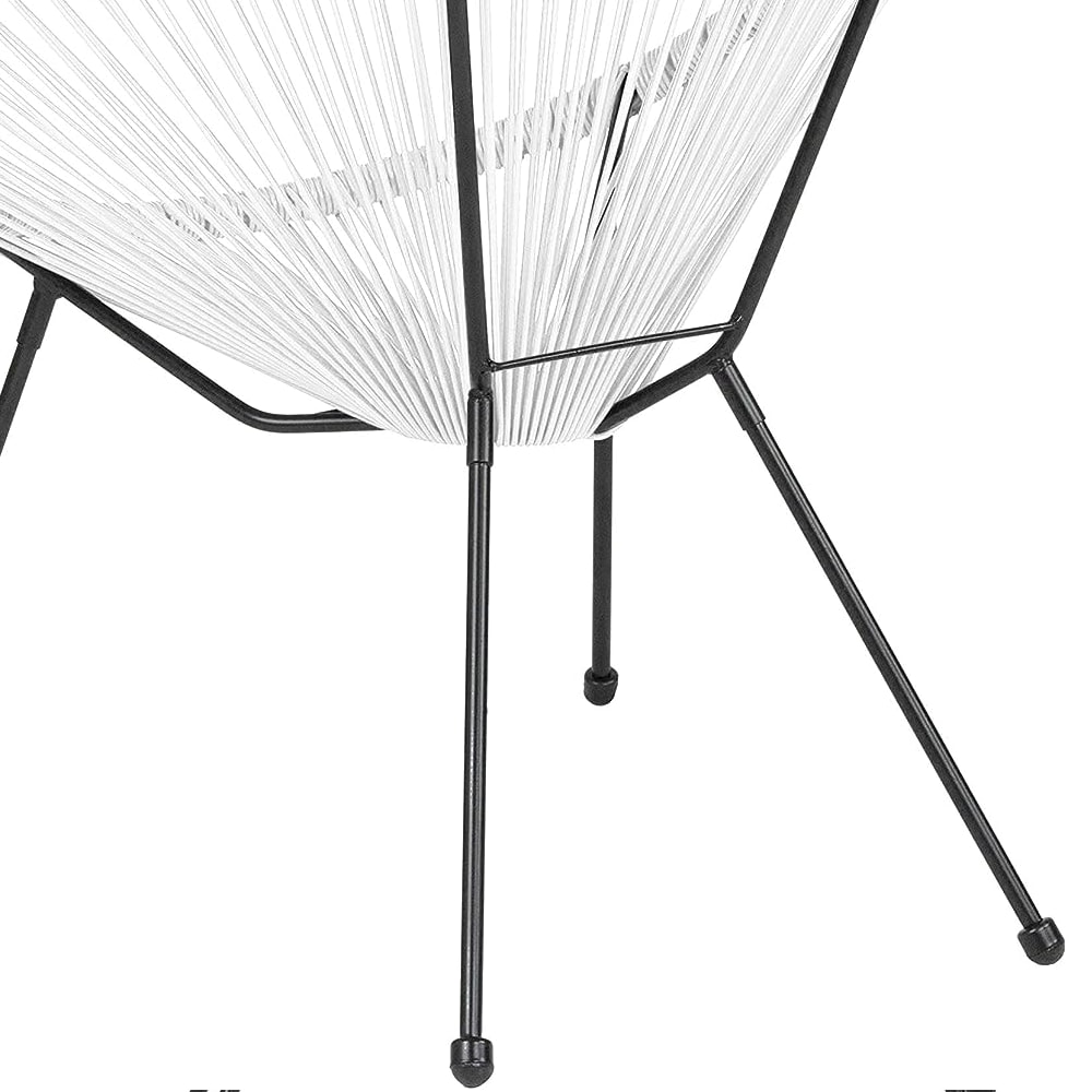 HIGHLANDERHOME WHITECHAIR2PC1TABLE Patio-Chairs - View #7