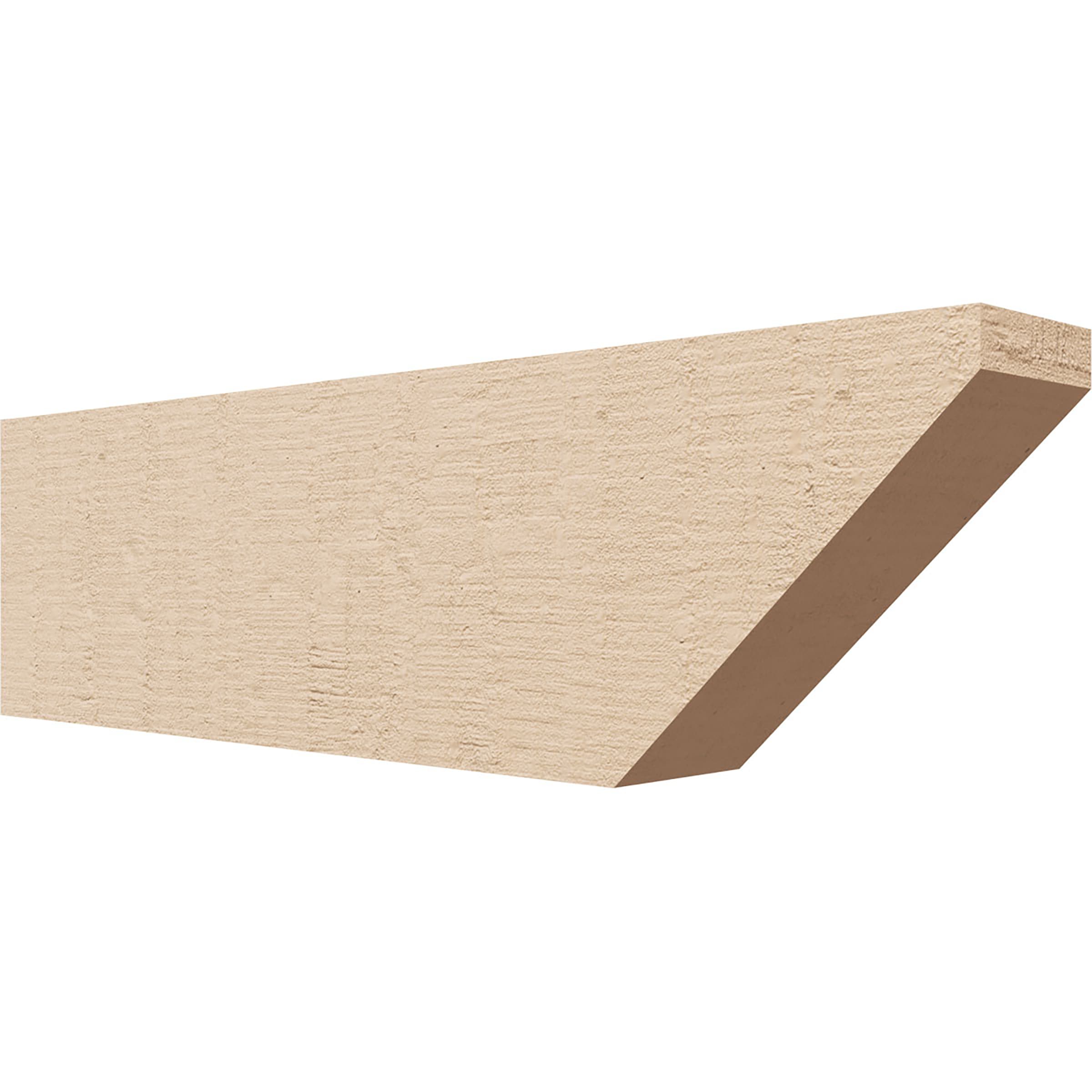 Ekena Millwork RFTU04X08X28CONRCPR Concord Woodgrain 4-in x 8-in x 28-in Brown Urethane Standard bracket