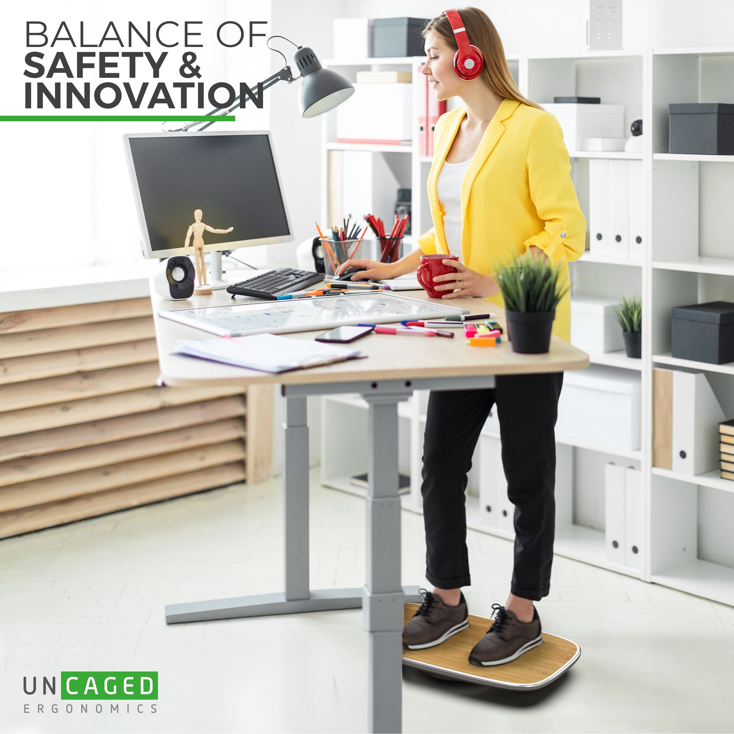 Uncaged Ergonomics BASE+ Balance-Exercise-Platforms - View #6