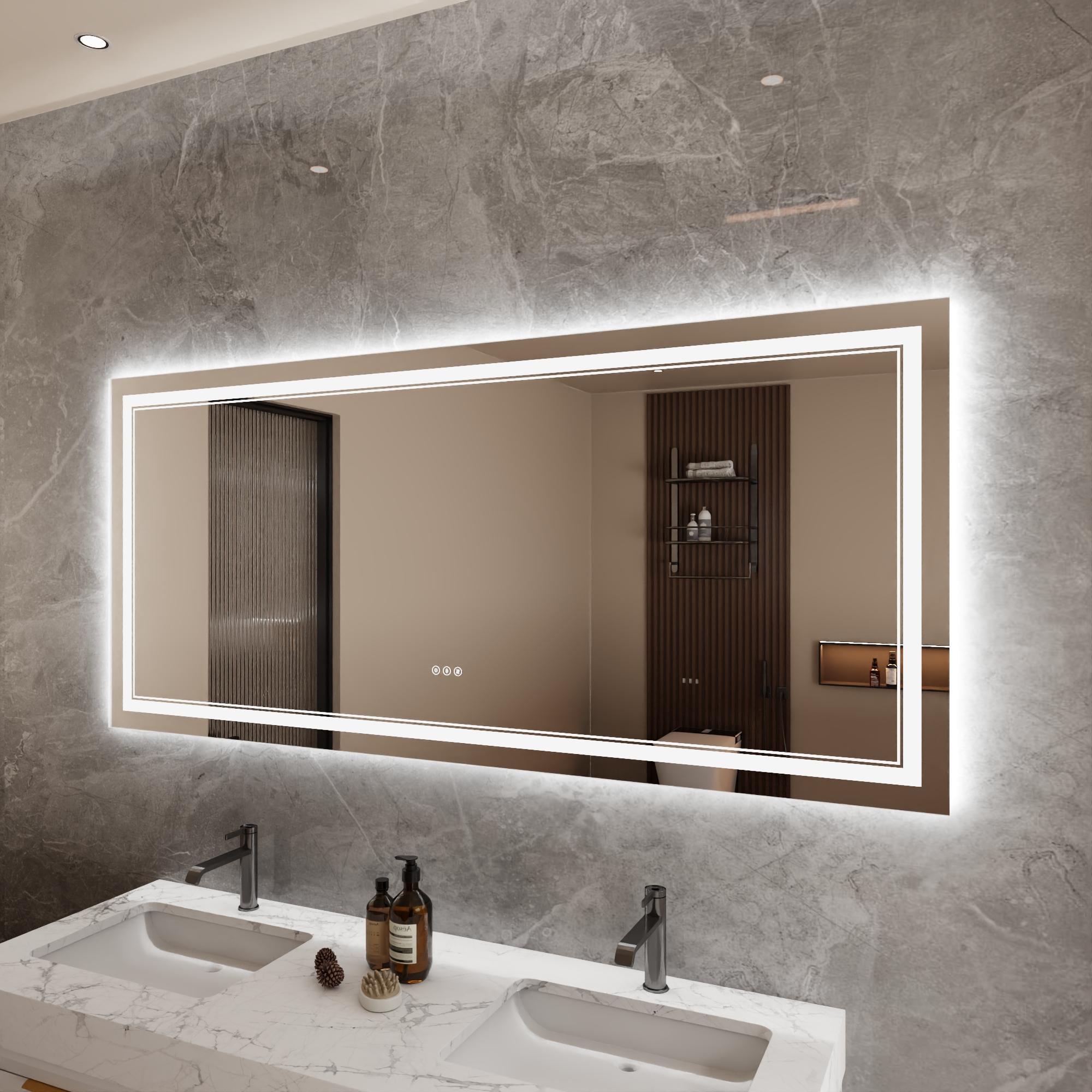 Bayfeve BFXB-9S3272-MIR Framed-Bath-Mirrors - View #2