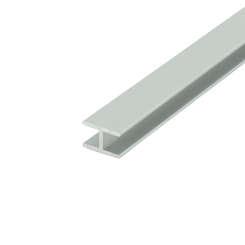 Outwater 3P1.27.01333 Aluminum H Channel Fits Material 1/4-in Thick Satin Finish Aluminum Divider Moulding 48-in Length (Pack of 3)