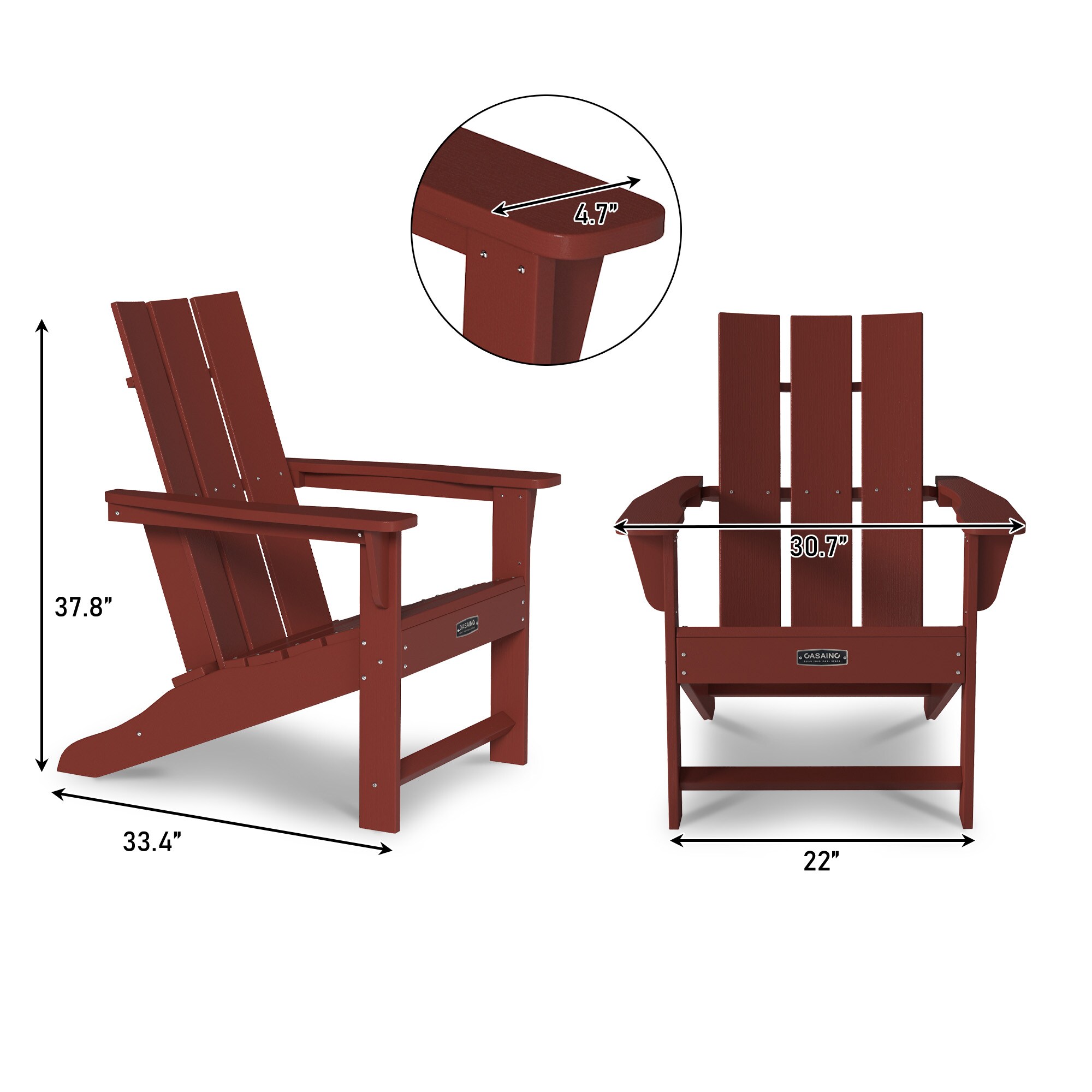 CASAINC WFEHAC-02-BR Patio-Chairs - View #10