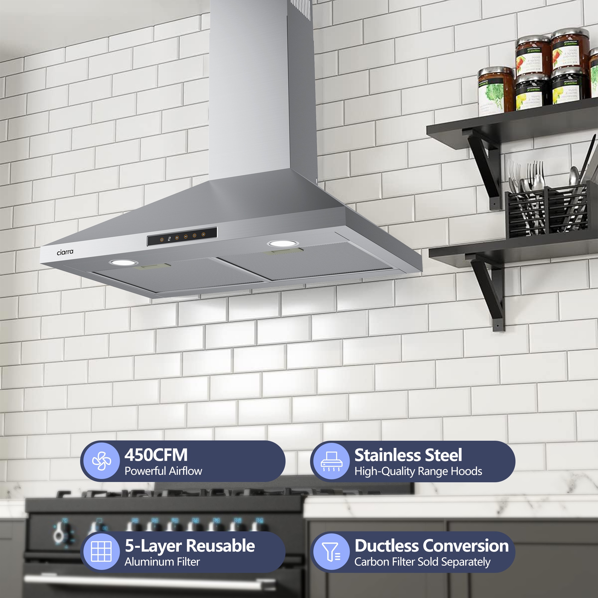 Jeremy Cass LSCIARDOE69 Wall-Mounted-Range-Hoods - View #3