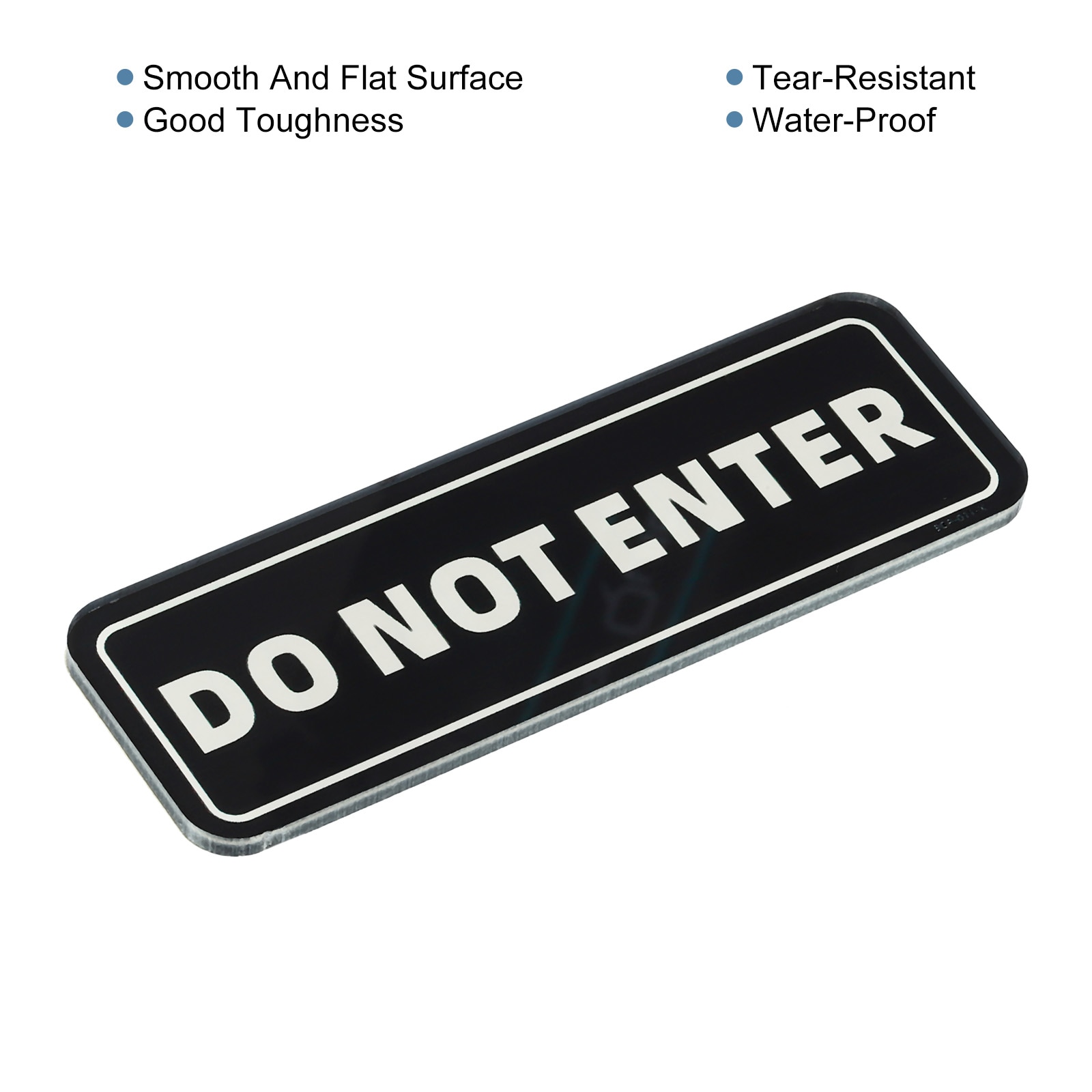 PATIKIL Do Not Enter Sign 2pcs Acrylic 6 Inchx2 Inch Self Adhesive Door ...