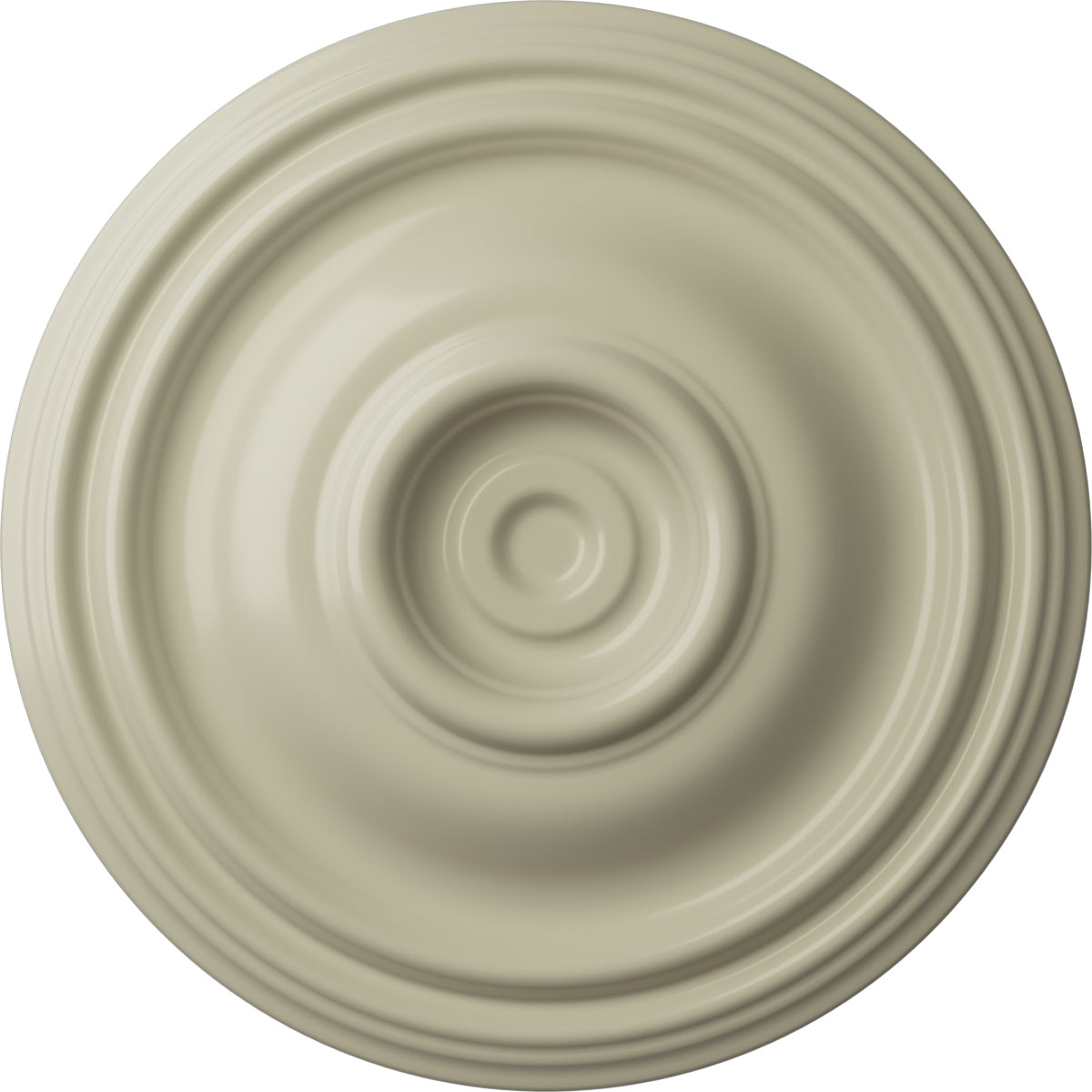 Ekena Millwork CM14TRCYF Traditional 14.75-in W x 14.75-in L Painted Clear Yellow Polyurethane Whole Ceiling Medallion
