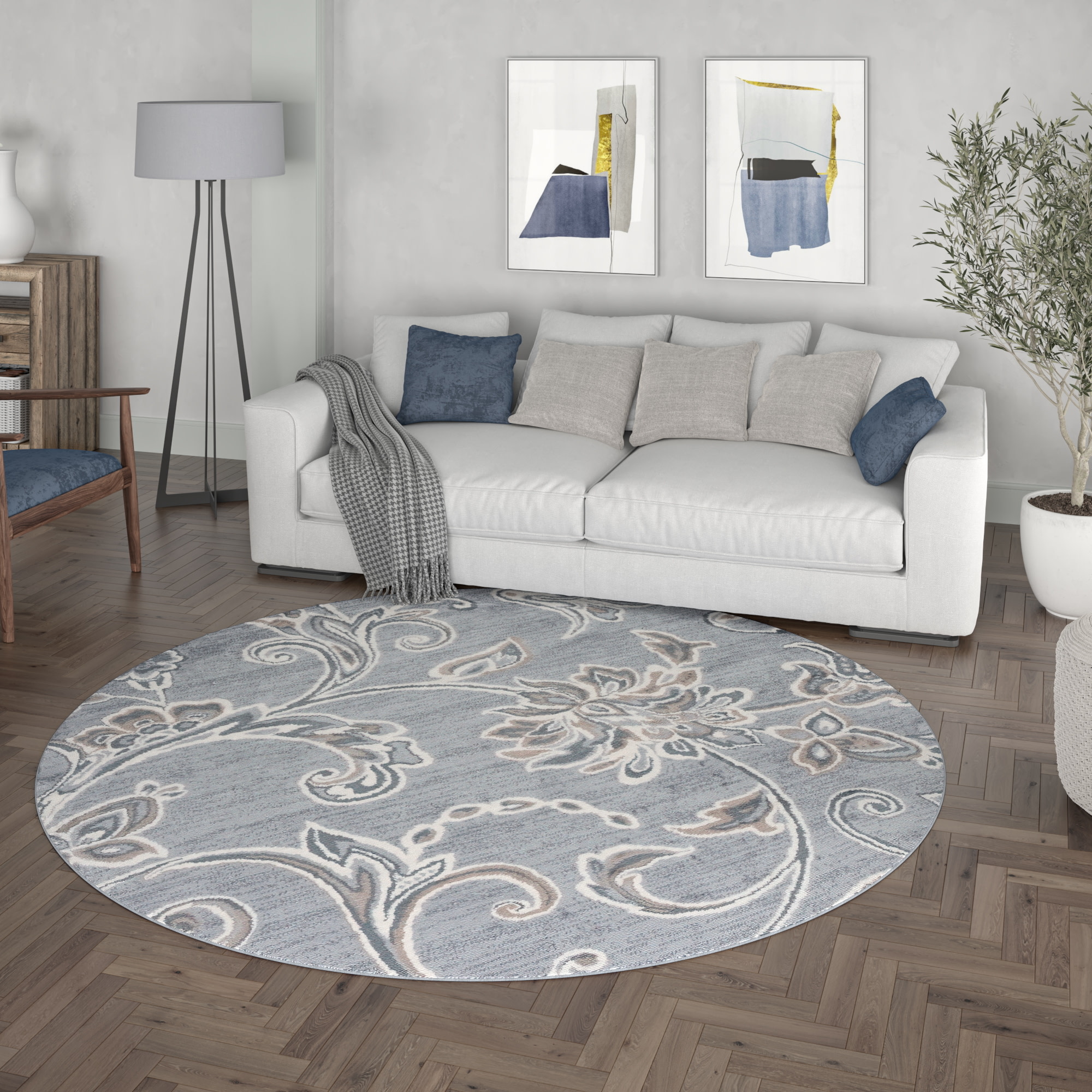 Tayse MDN3509 6RND rugs - View #6