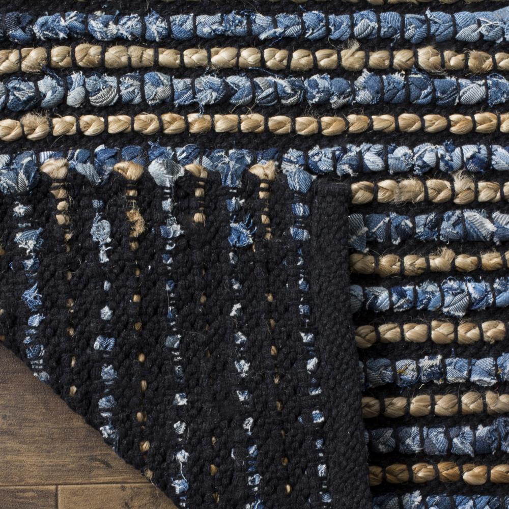 Cape Cod Blue 5' x 8' Handmade Cotton Area Rug