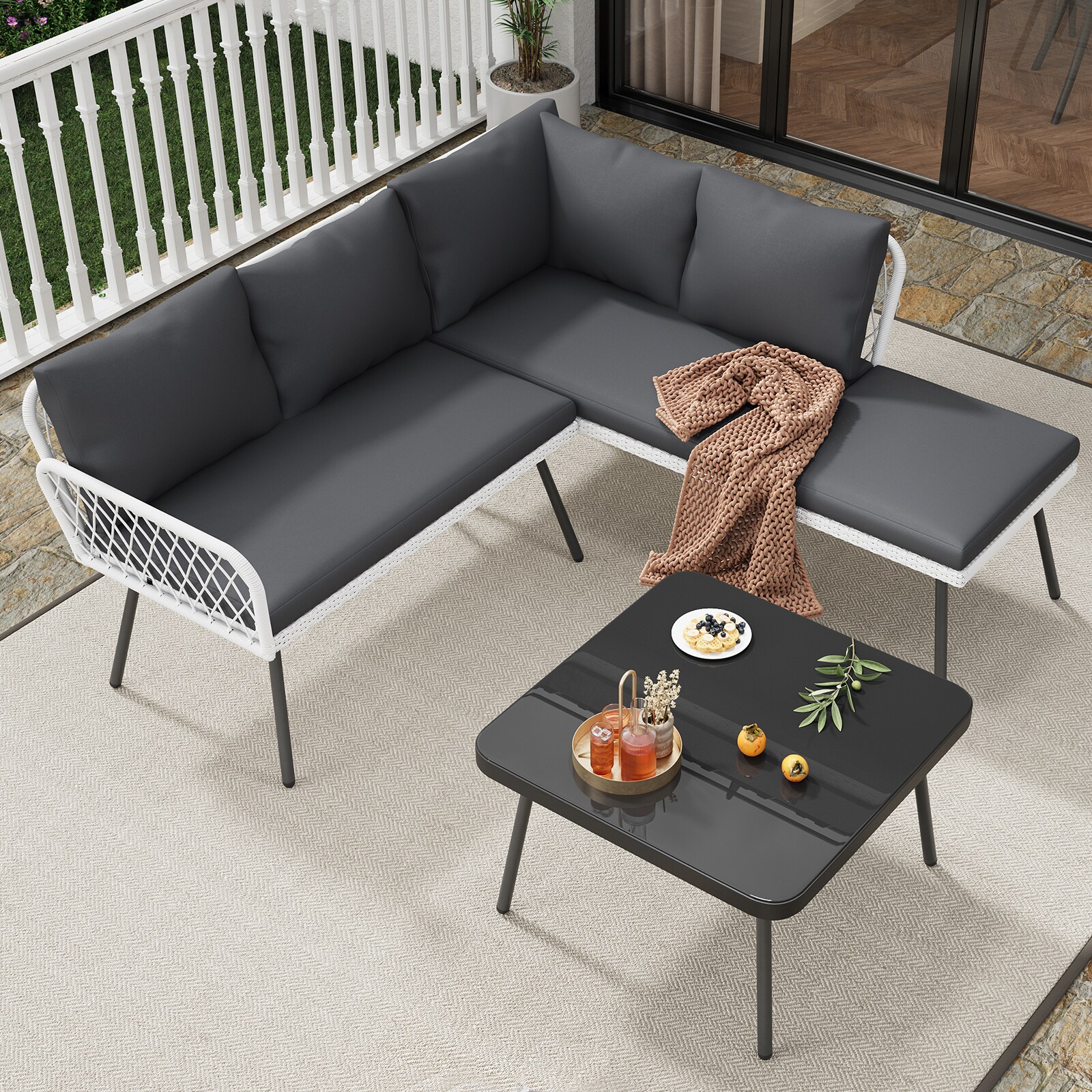 GarveeLife BVO-5R9FYVAF0FDA Patio-Conversation-Sets - View #5