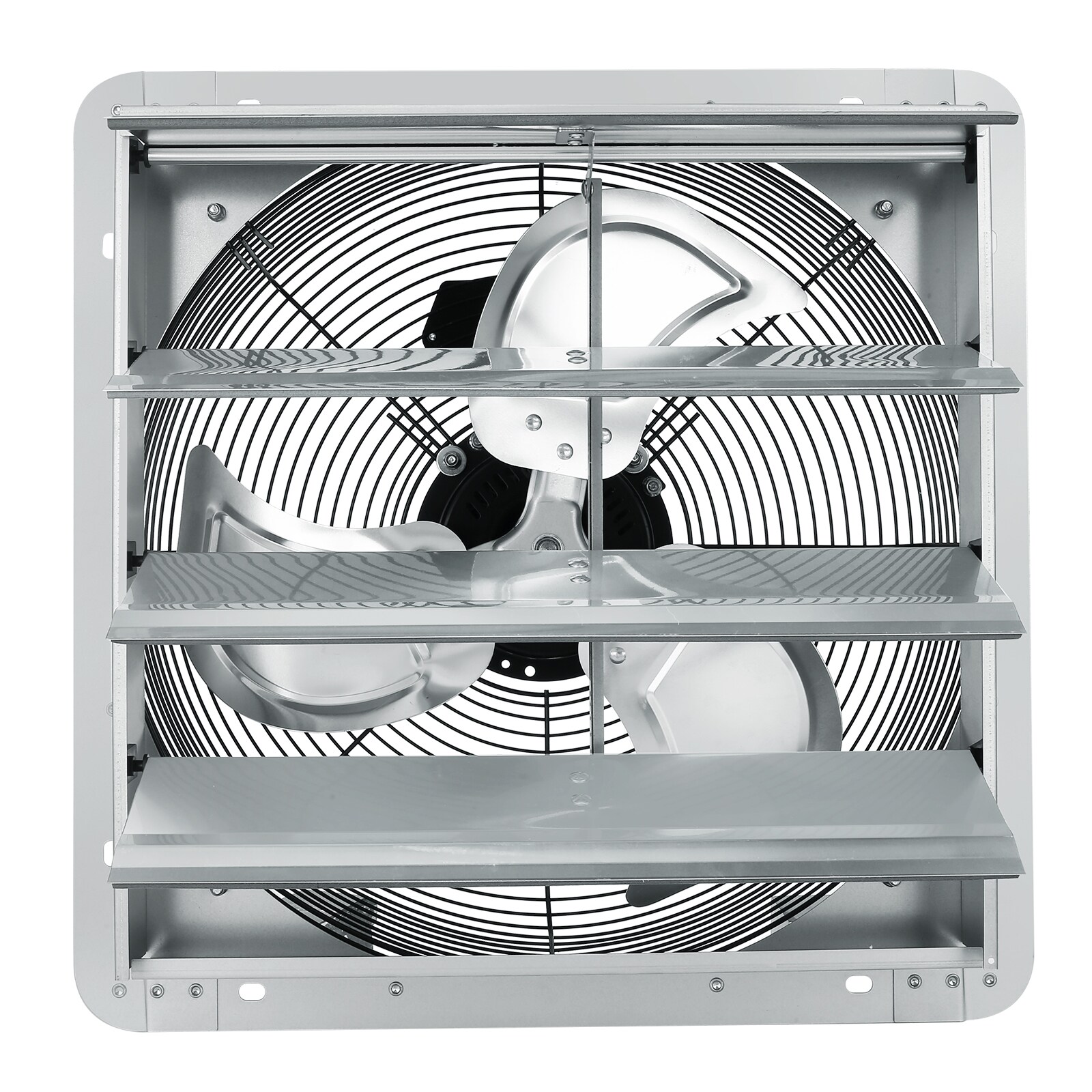 VEVOR Shutter Exhaust Fan 24-in Silver Plastic in the Door Frame Fans  department at